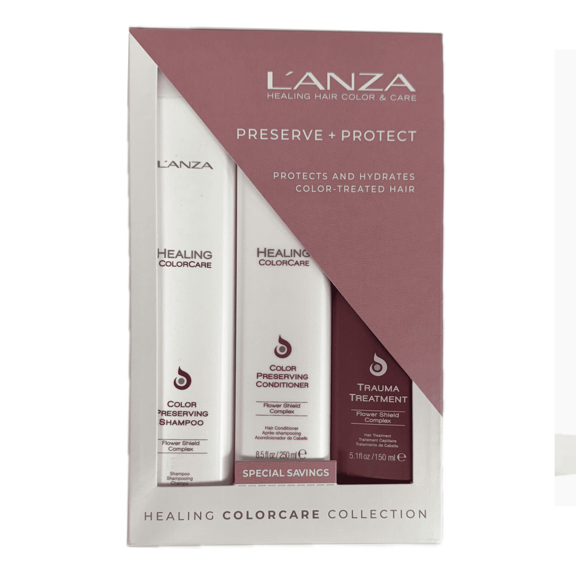 Подарочный набор L’anza Healing ColorCare Holiday Trio Box