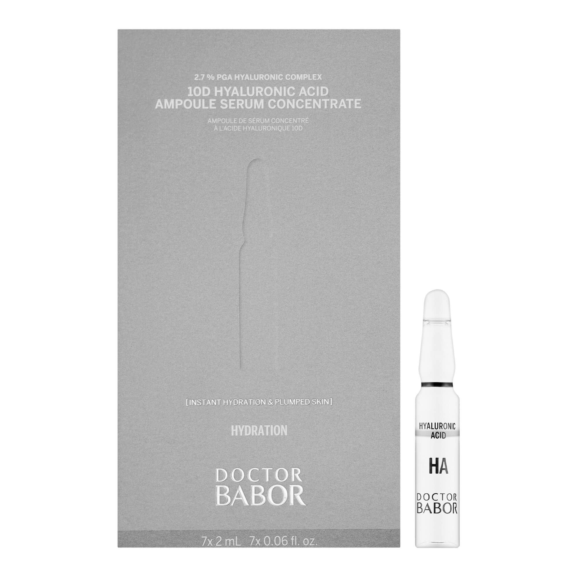 Концентрат в ампулах для увлажнения кожи Babor Doctor 10D Hyaluronic Acid Ampoule Serum Concentrate