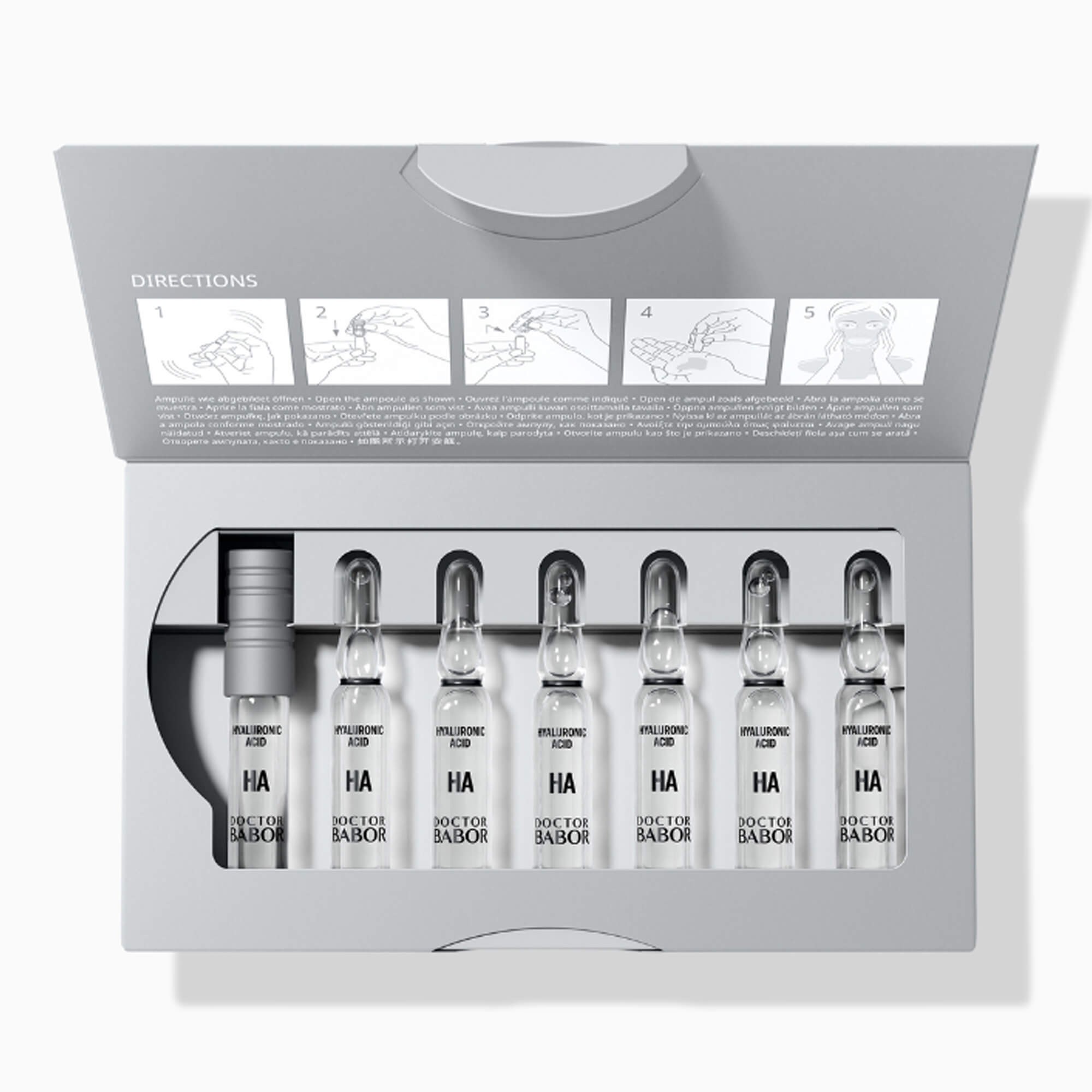 Концентрат в ампулах для увлажнения кожи Babor Doctor 10D Hyaluronic Acid Ampoule Serum Concentrate