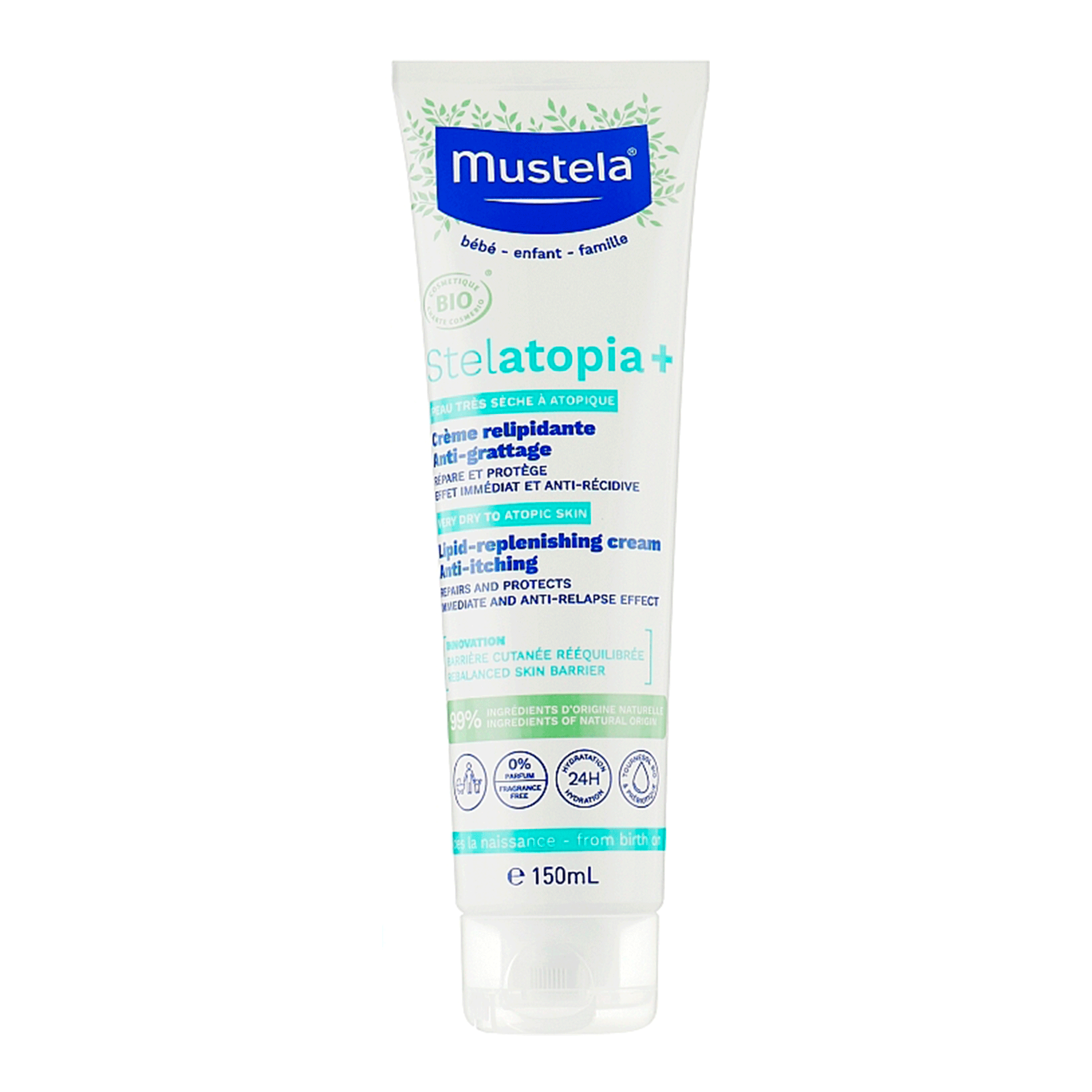Mustela Смягчающий крем для сухой и атопической кожи