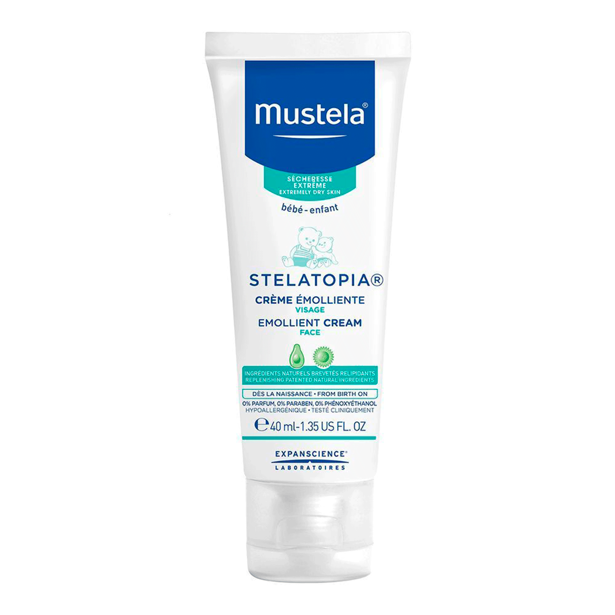 Mustela Смягчающий крем для сухой и атопической кожи лица