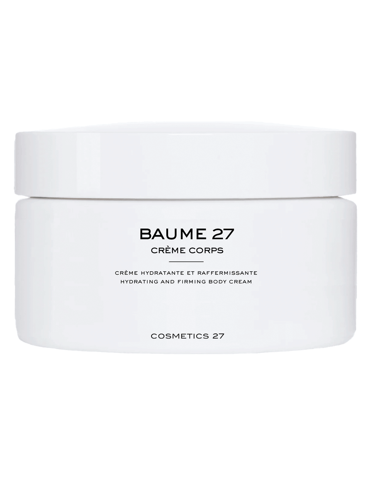 Cosmetics 27 Baume 27 Hydrating and Firming Body Cream