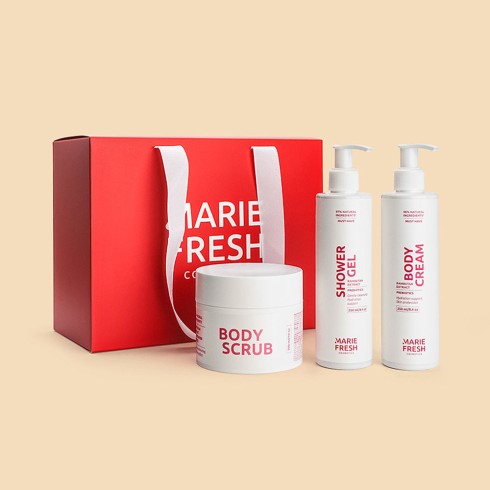 Подарочный набор увлажнения для тела Marie Fresh Cosmetics Body Holiday Beauty Set Must Have