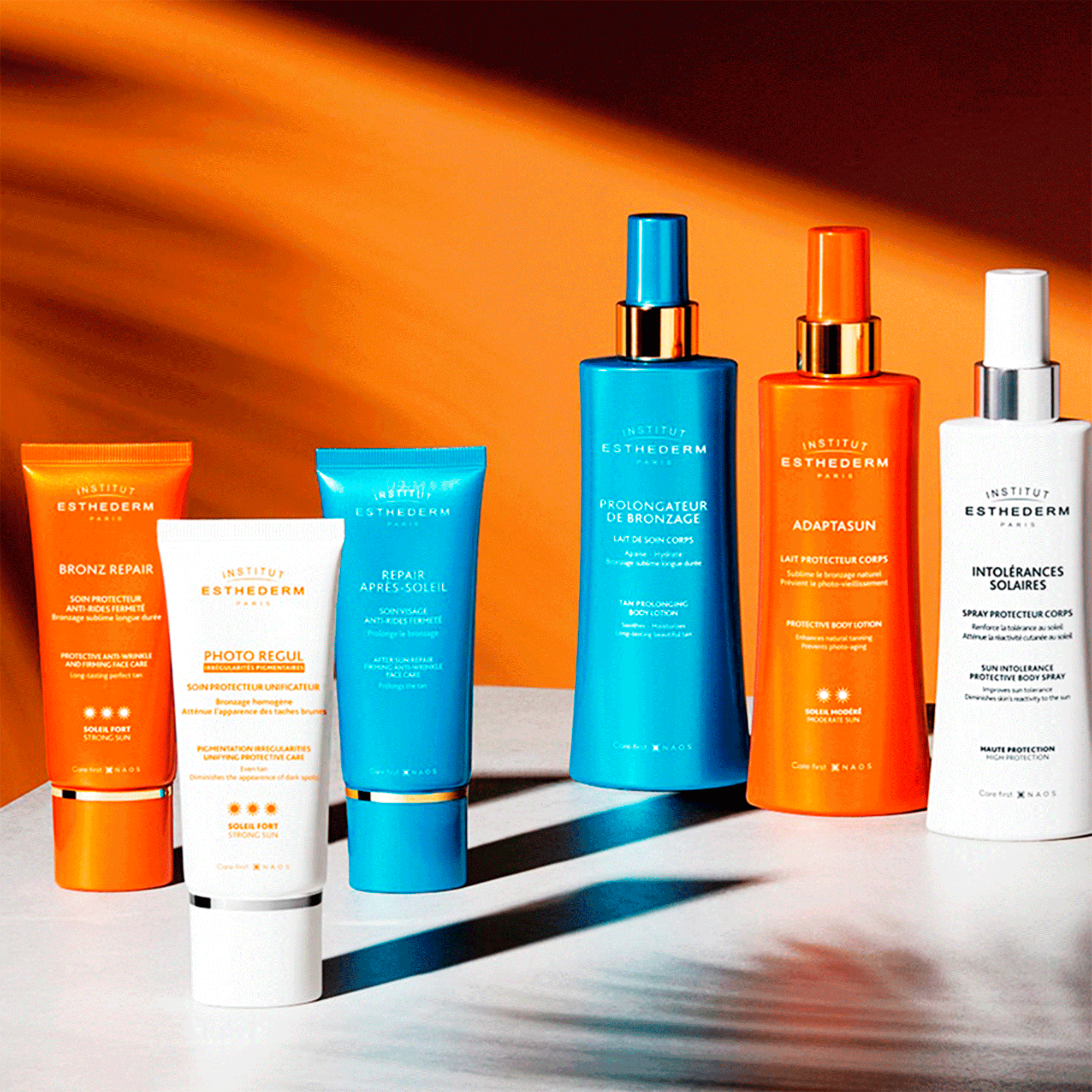 Спрей для тела Adaptasun Institut Esthederm Milky Spray Moderate Sun