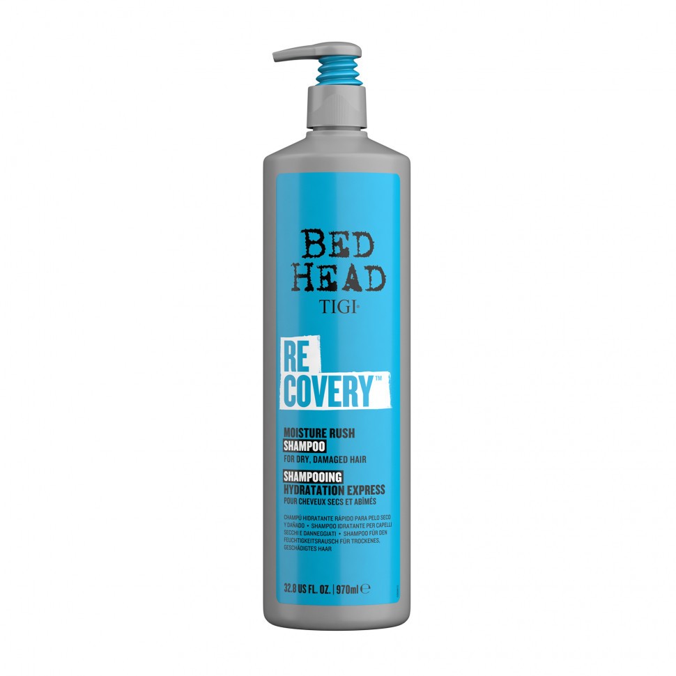 TIGI Bed Head Recovery Shampoo Moisture Rush - Зволожуючий шампунь для сухого або пошкодженого волосся