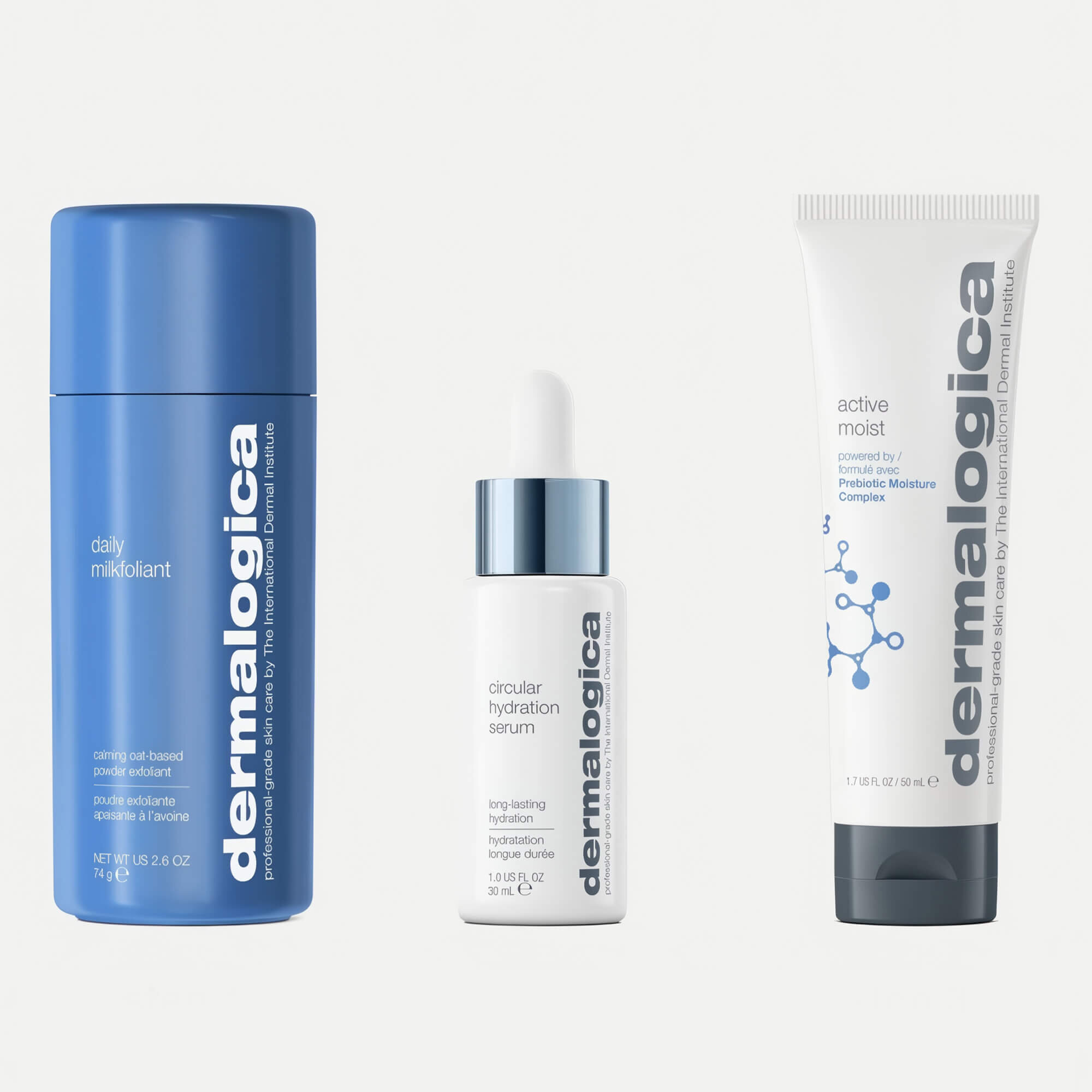 Трио бестселлеров для восстановления и увлажнения кожи Dermalogica Smooth + Hydrate kit 