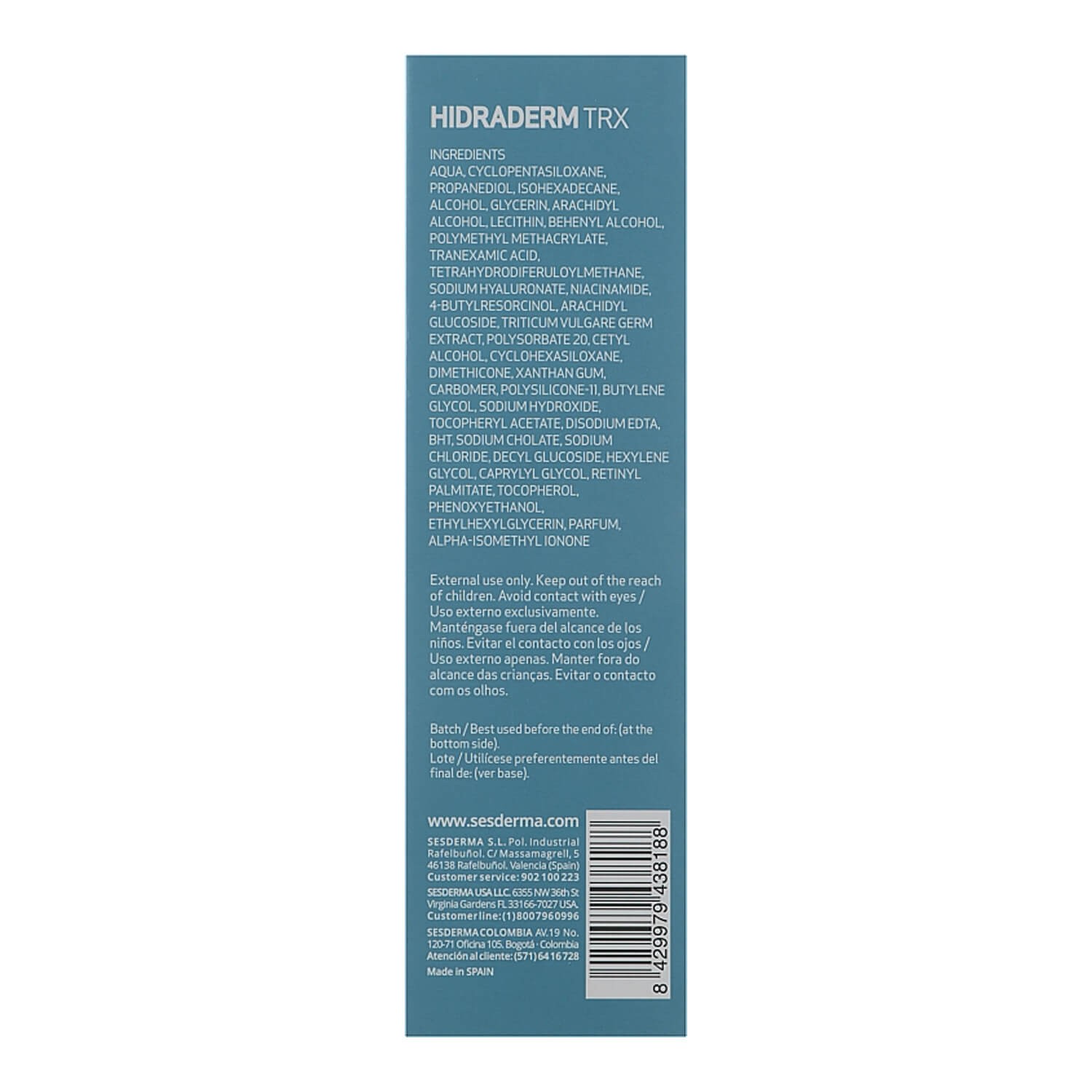 Sesderma Hidraderm TRX Gel Cream Украина