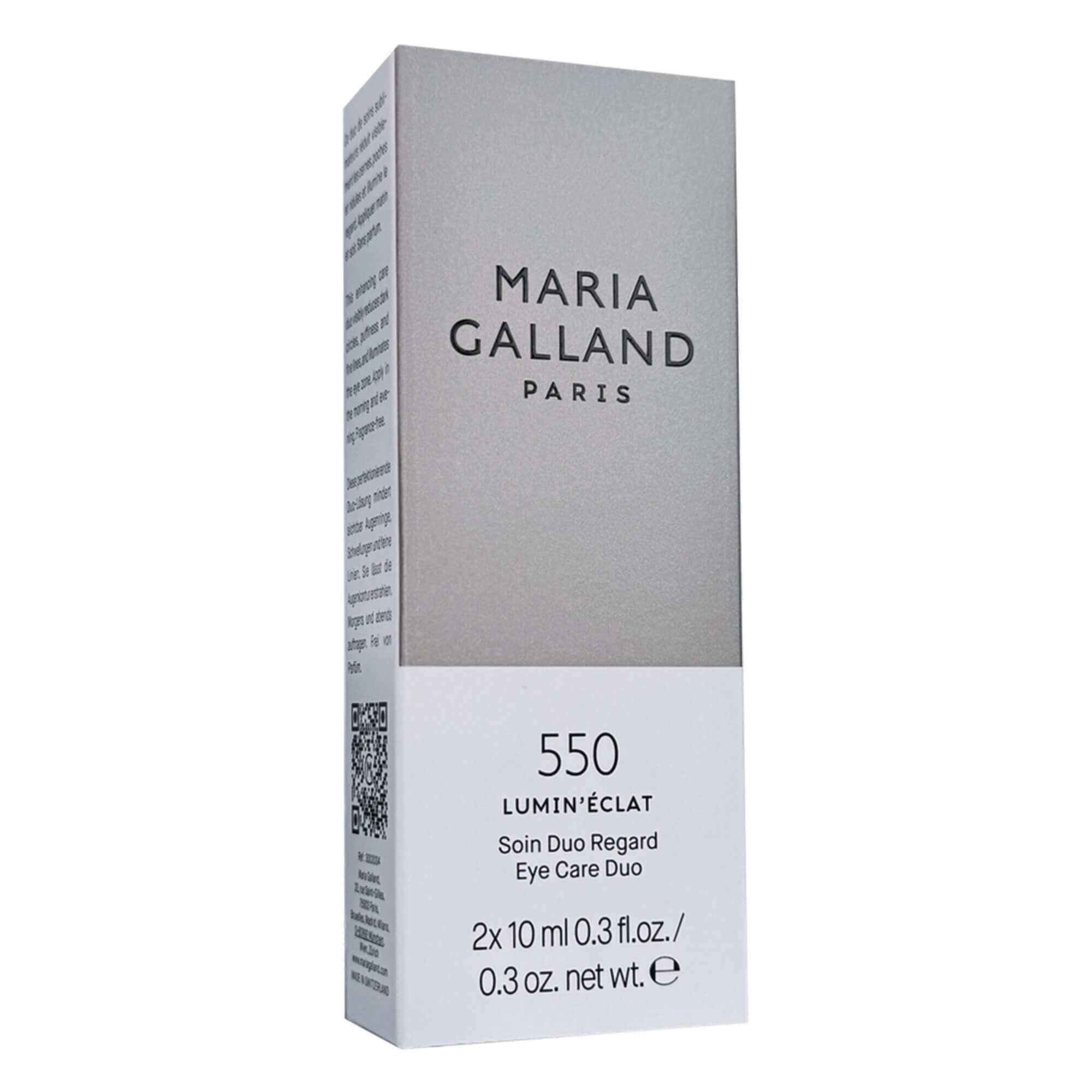 Набор ухода за кожей вокруг глаз День и Ночь Maria Galland 550 Lumin’Éclat Eye Contour Duo