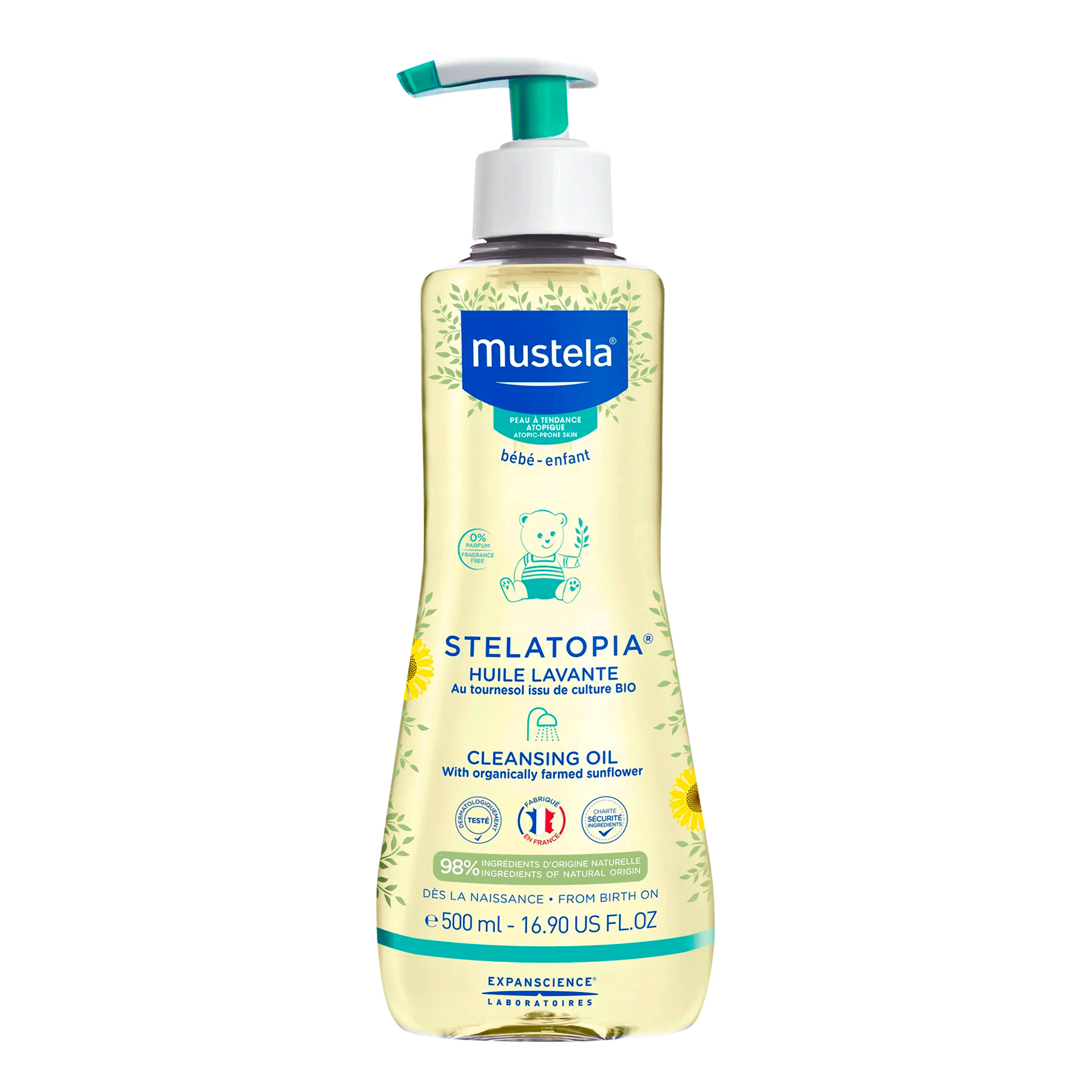 Mustela Очищающее масло для апотической кожи