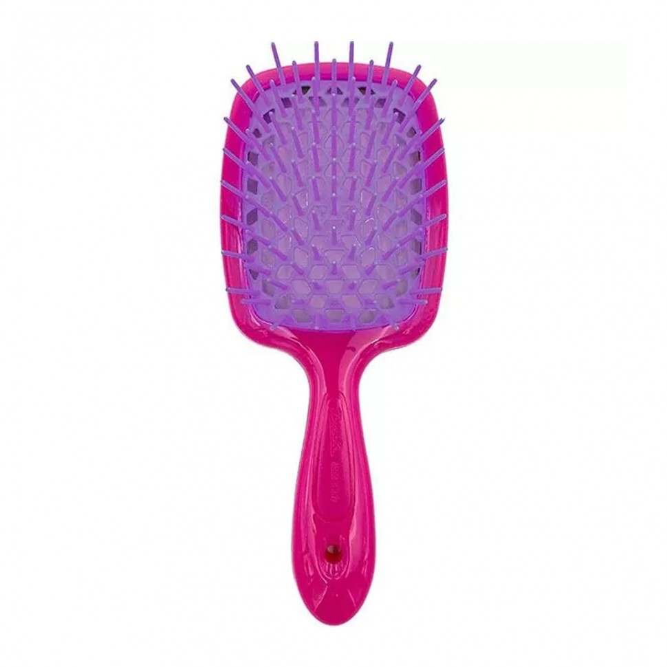 Расческа малиновый и фуксия Janeke 1830 Superbrush Standart Raspberry And Purple