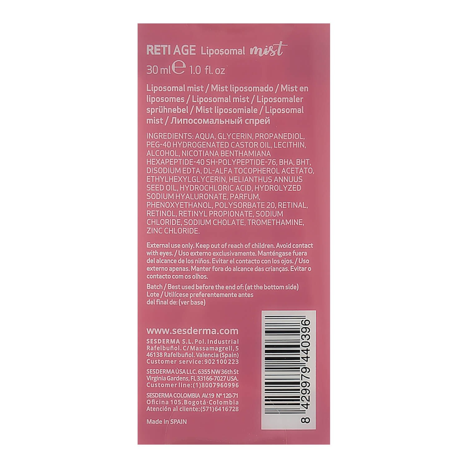 sesderma reti age mist Киев