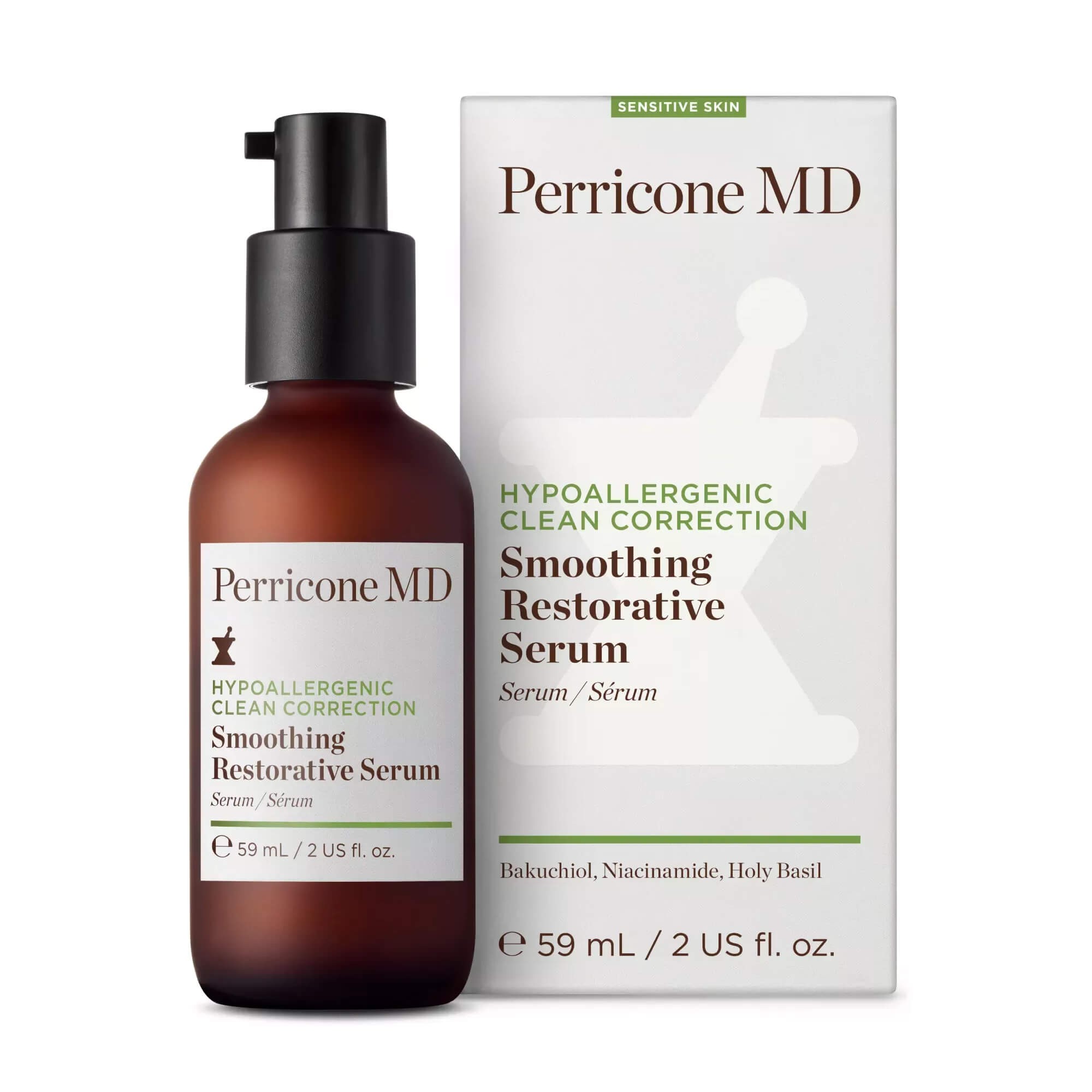 Разглаживающая сыворотка для лица Perricone MD Hypoallergenic Clean Correction Smoothing Restorative Serum