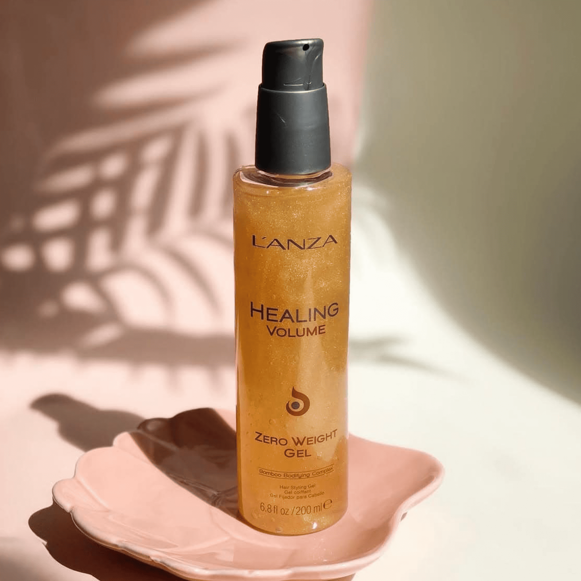 Невесомый гель со светоотражающими частицами L’anza Healing Volume Zero Weight Gel 