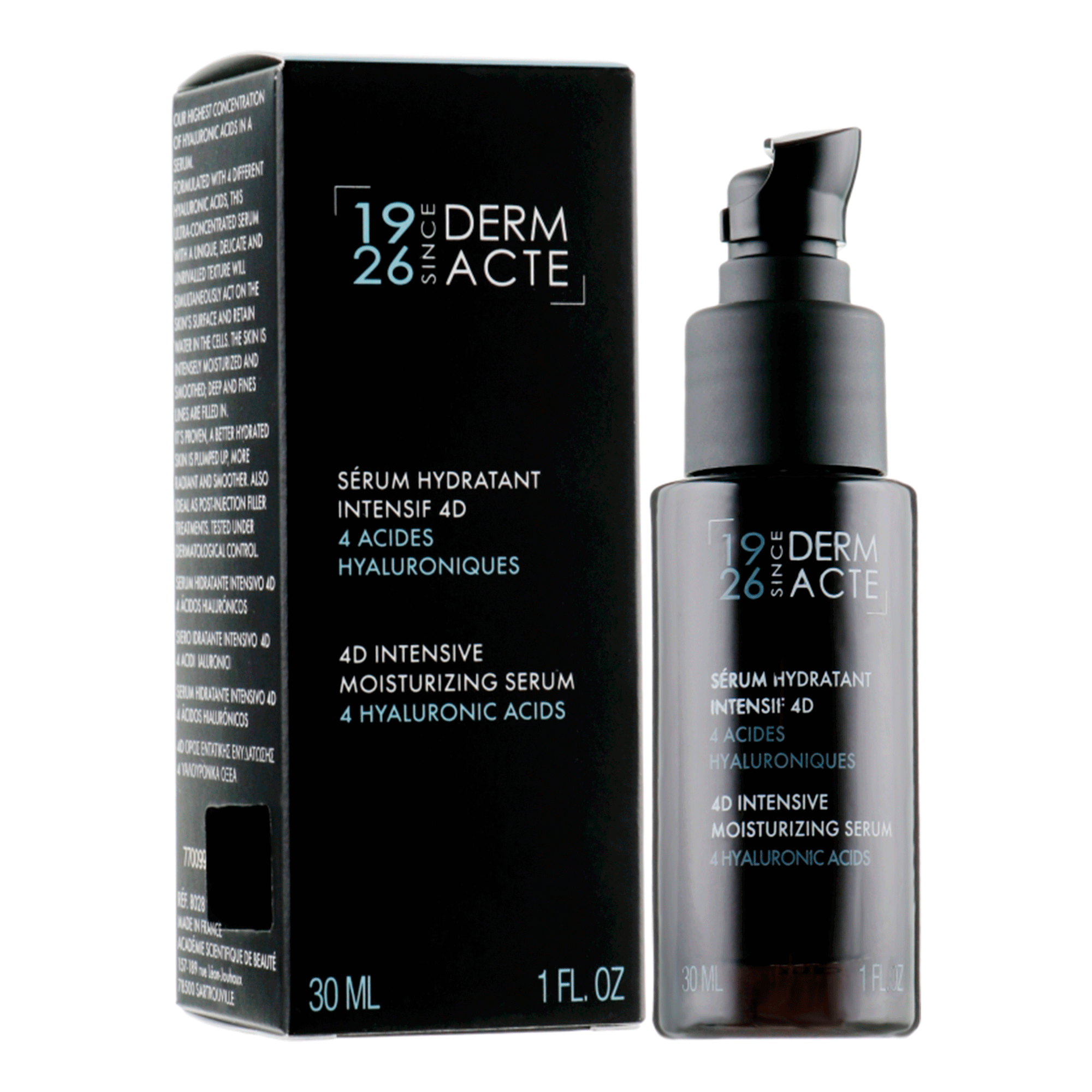 Academie Derm Acte 4D Intensive Moisturizing Serum - Интенсивная увлажняющая сыворотка 4D