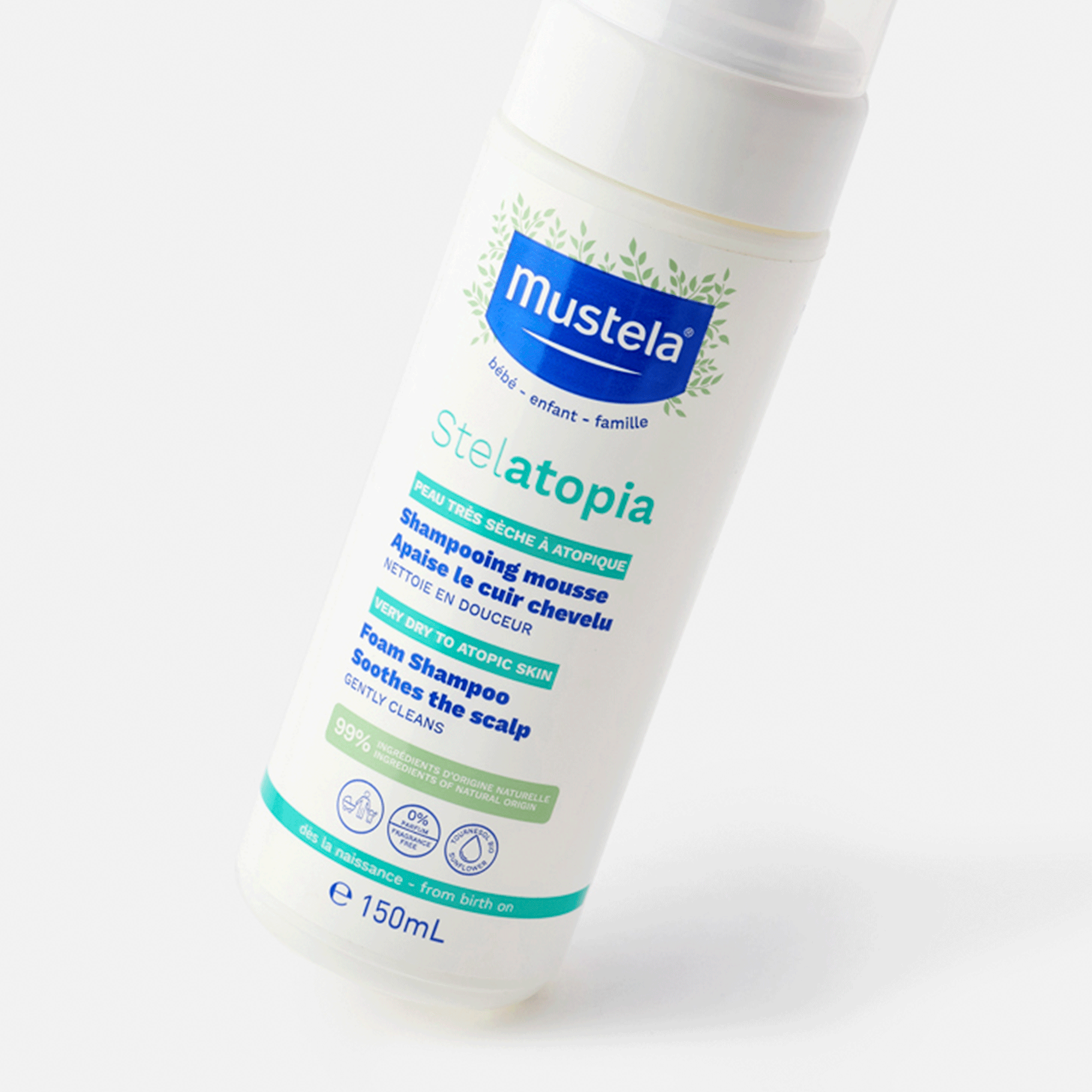 Пенка-шампунь для новорожденных Mustela Stelatopia Foam Shampoo