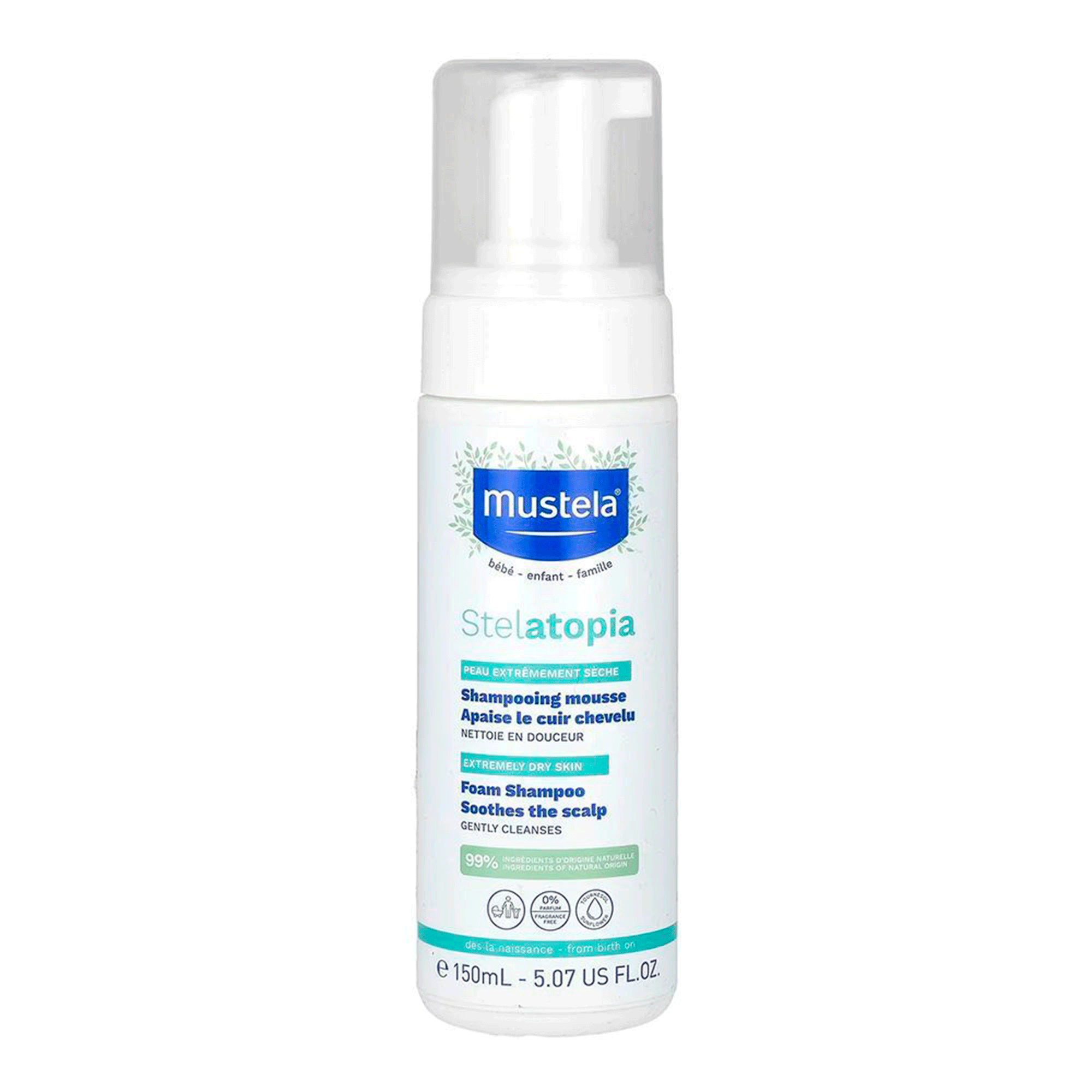 Mustela Пенка-шампунь для новорожденных