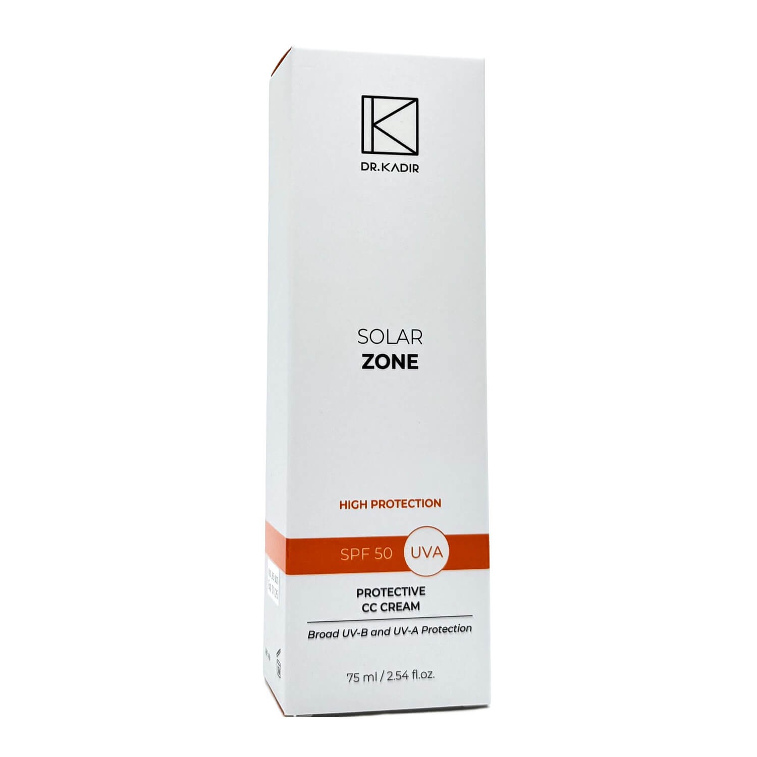 Сонцезахисний зволожуючий CC-крем SPF 50+ Dr. Kadir Solar Zone Protective CC Cream SPF 50+