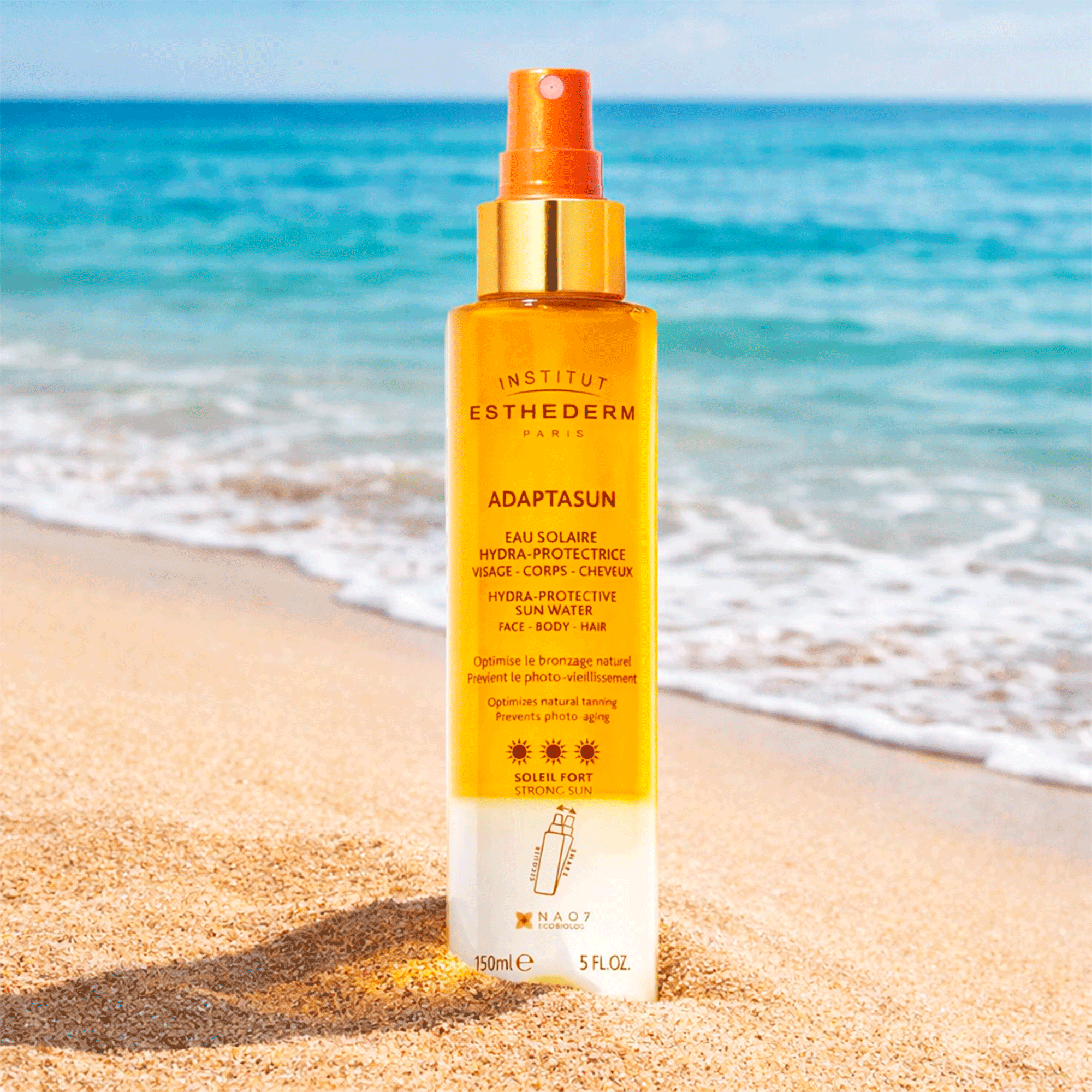 Двухфазная солнцезащитная вода Institut Esthederm Adaptasun Hydra-Protective Sun Water