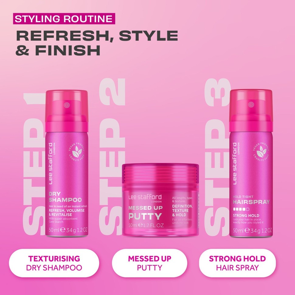 Сухий шампунь міні Lee Stafford Dry Shampoo