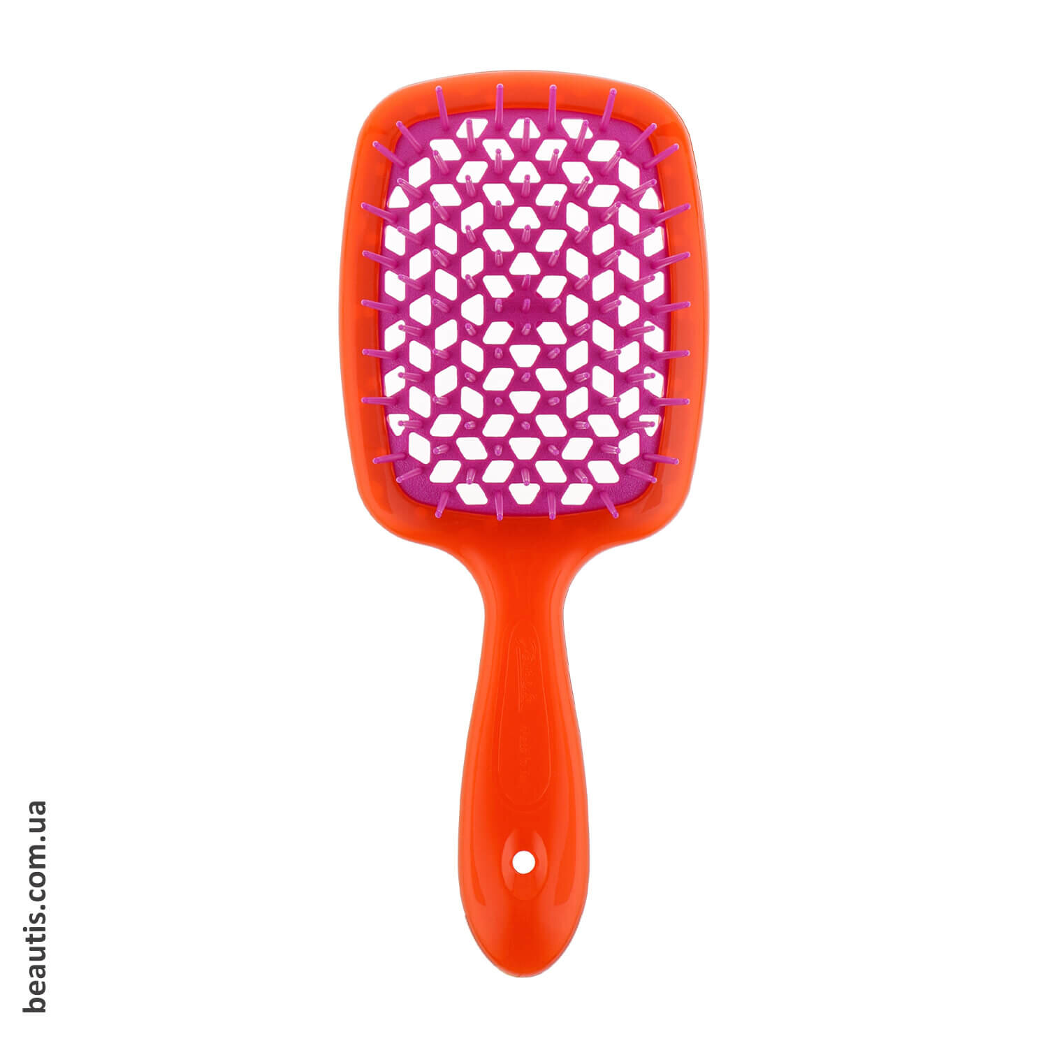 Расческа Janeke Superbrush Standart Coral Pink (кораллово-розовая)