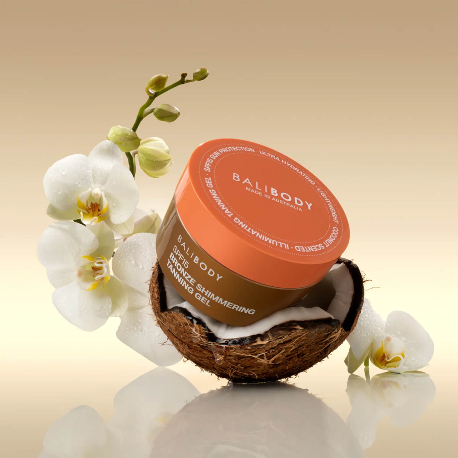 Гель для загара с шимером SPF15 Bali Body Shimmering Tanning Gel SPF15