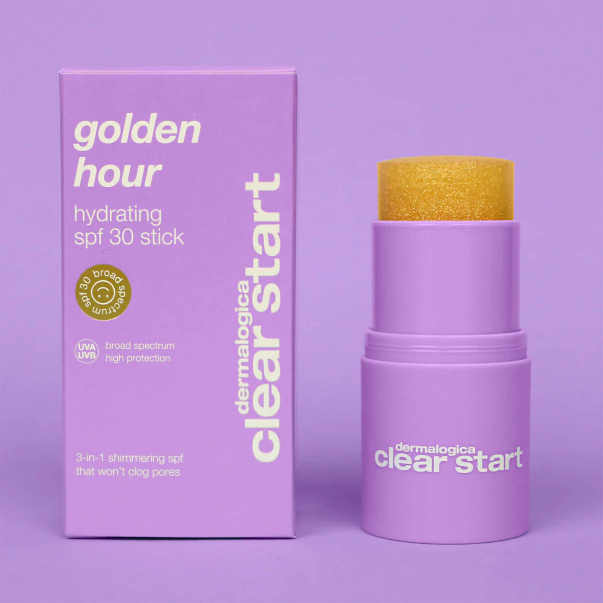 Солнцезащитный увлажняющий стик с эффектом сияния Dermalogica Golden Hour Hydrating stick SPF30