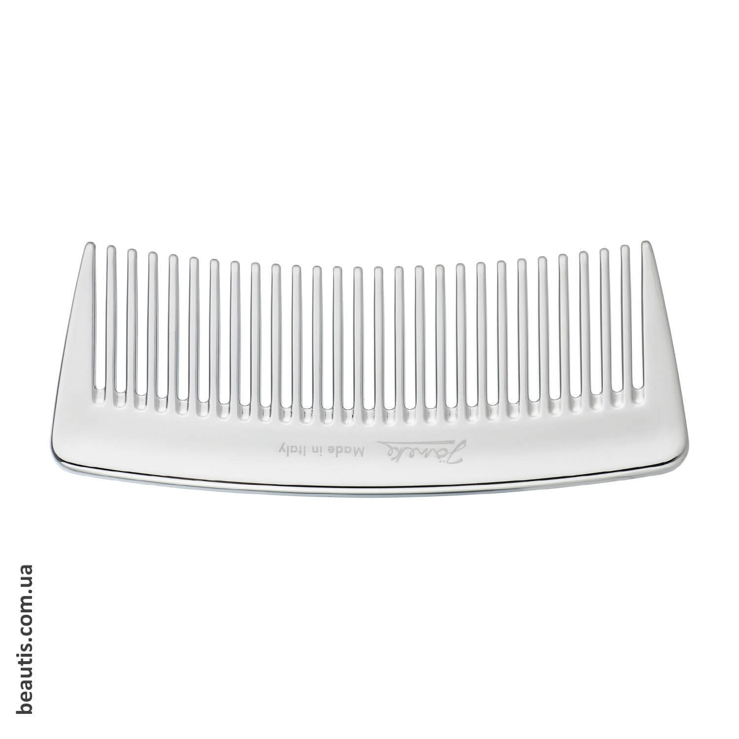 Профессиональный серебряный гребень Janeke Wide-Teeth Styling Comb