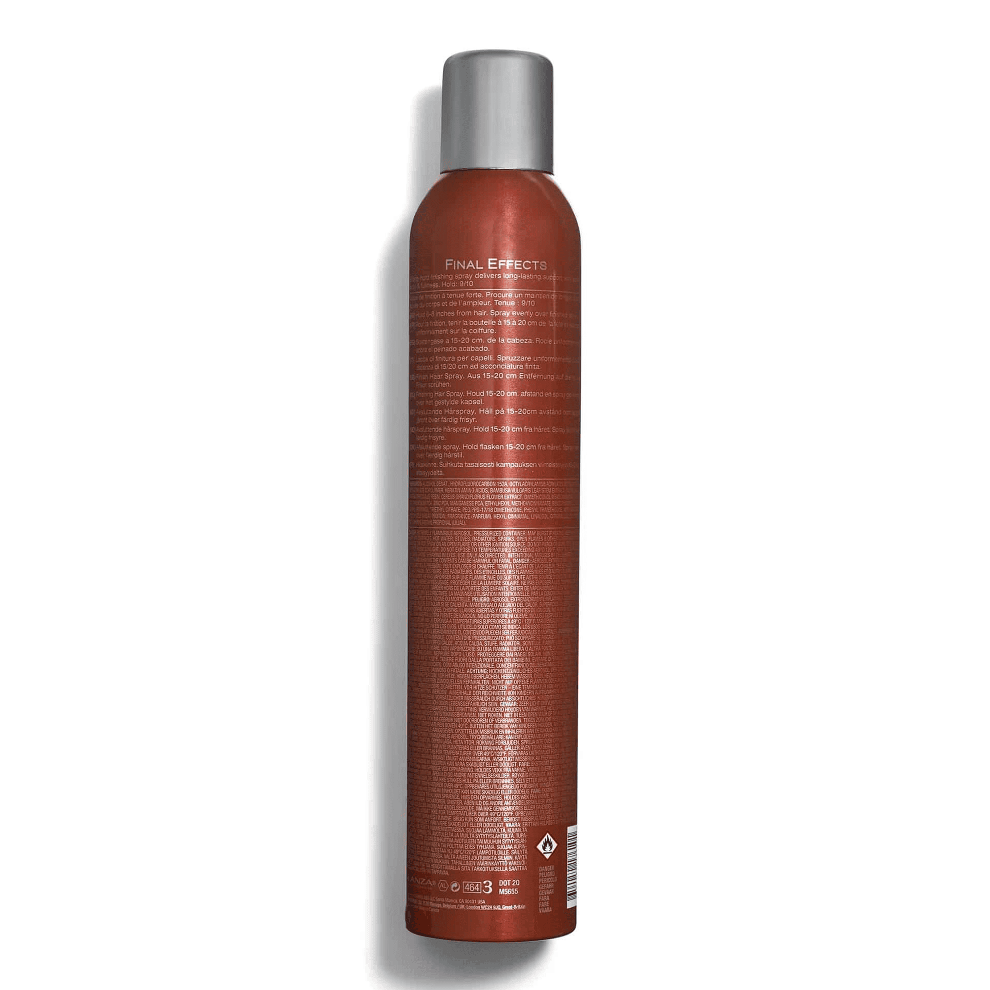 Лак сильной фиксации для объема L’anza Healing Volume Final Effects 