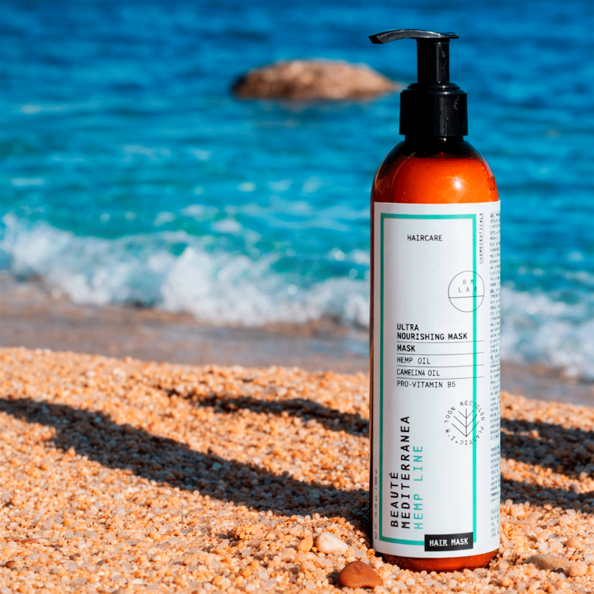 Восстанавливающая маска-кондиционер для волос Beaute Mediterranea Hemp Line Mask Ultra Nourishing Hair