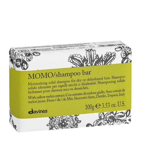 Твердый шампунь для увлажнения сухих и обезвоженных волос Davines MOMO Shampoo Bar