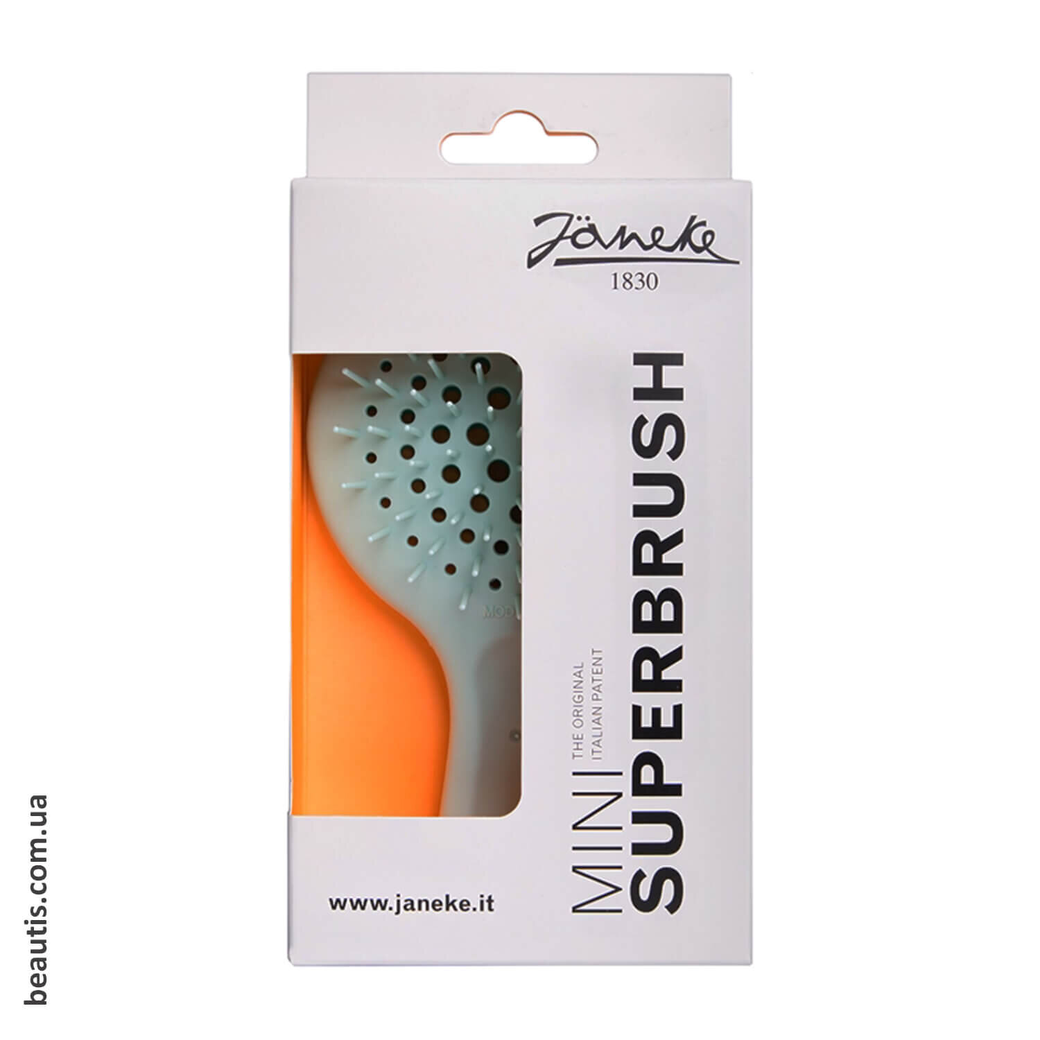 Міні гребінець ніжно блакитний Janeke MINI Superbrush Tiffany
