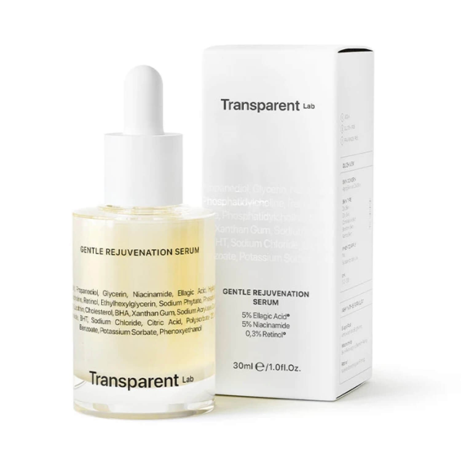 gentle rejuvenation serum transparent lab