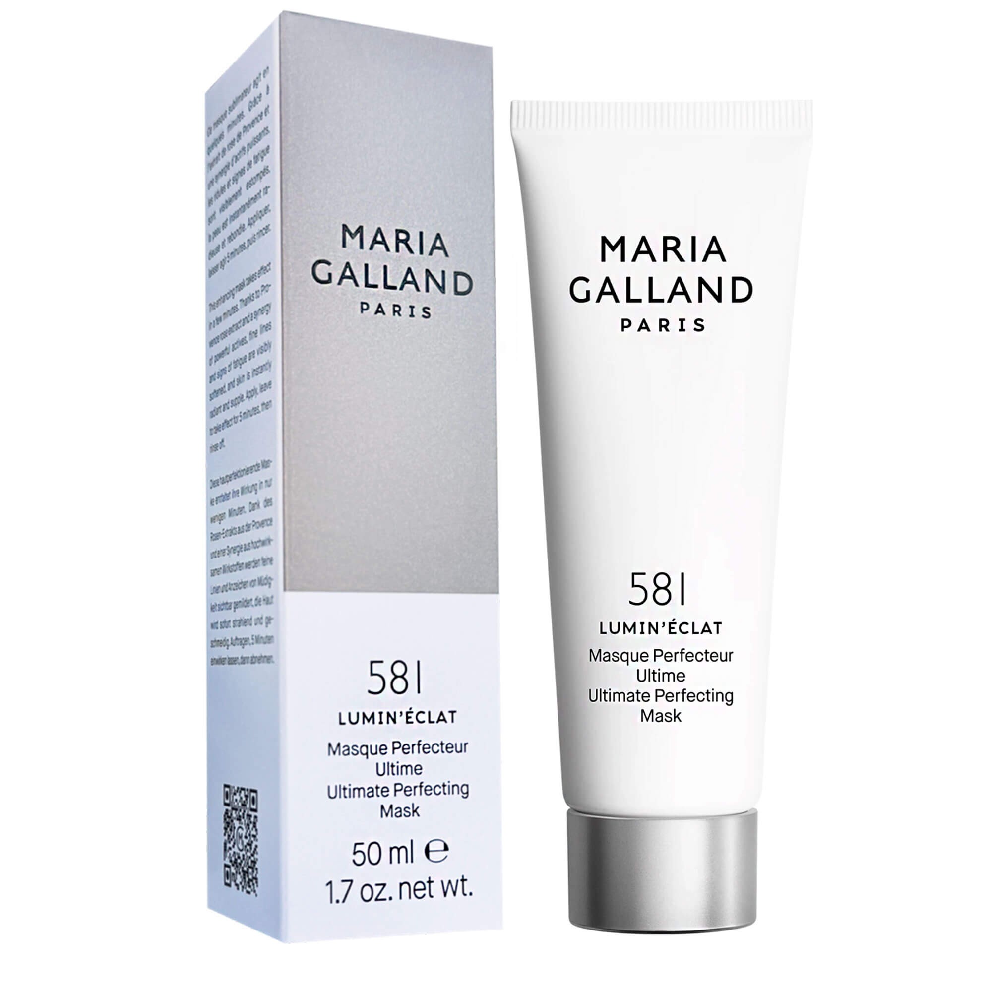 Маска для миттєвого зволоження та сяйва  Maria Galland 581 Lumin’Éclat Ultimate Perfecting Mask