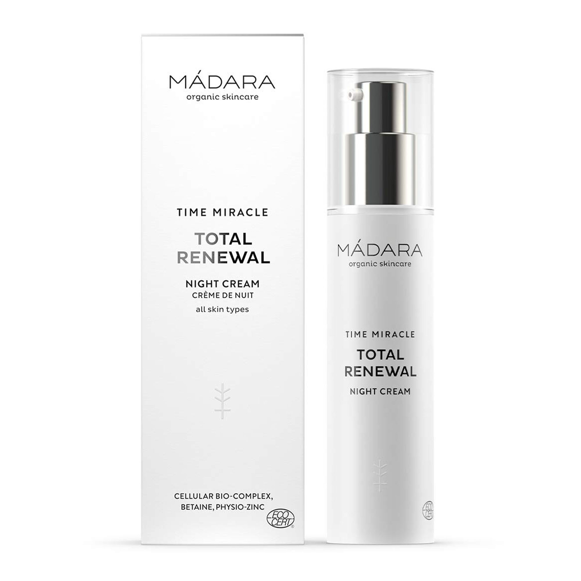 Ночной антивозрастной крем для лица Madara Time Miracle Total Renewal Night Cream