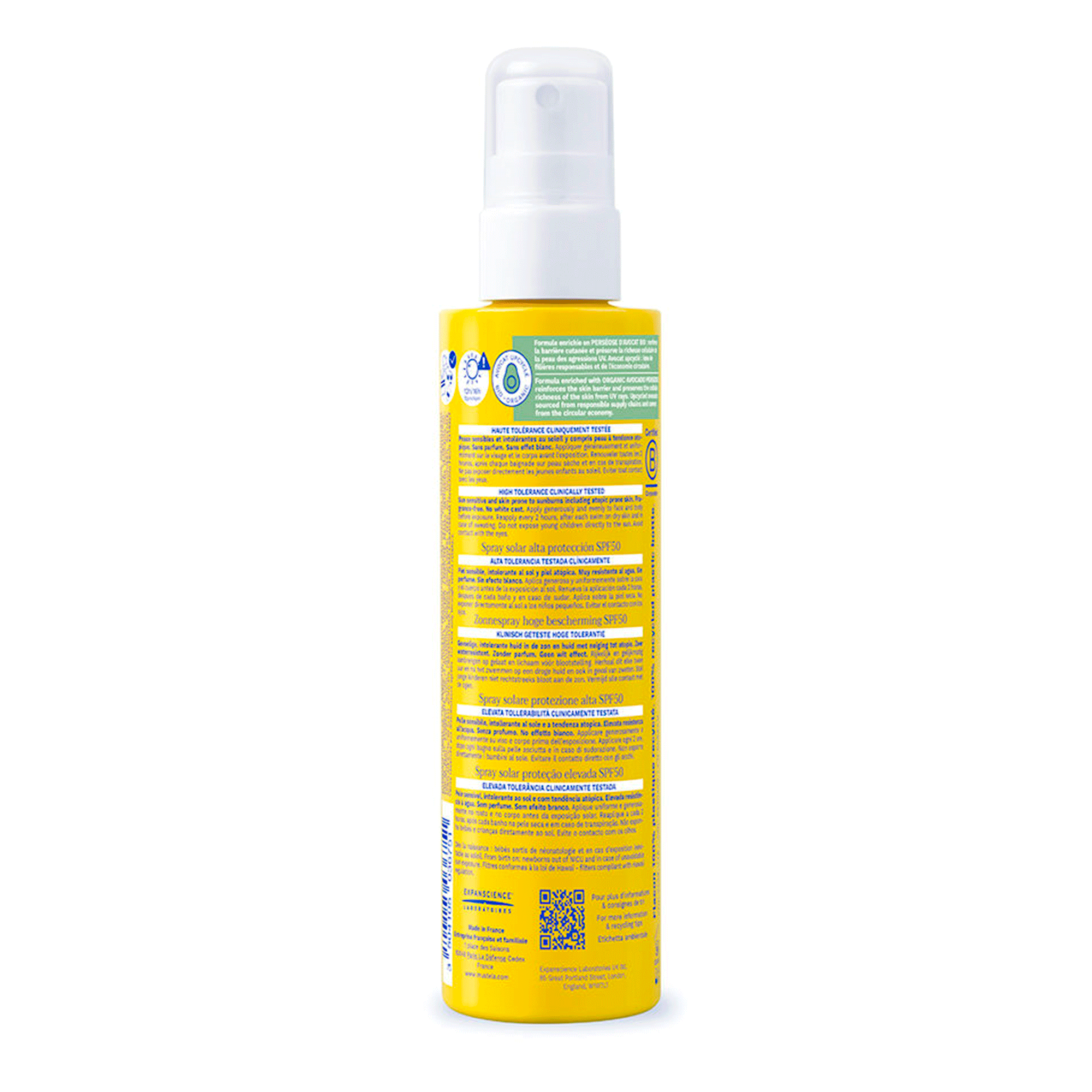 Солнцезащитный спрей Mustela High protection Sun spray SPF50+