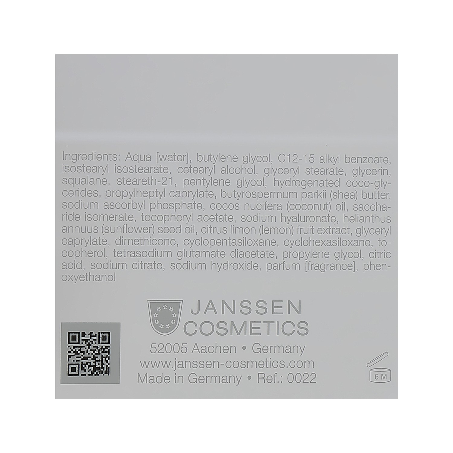 Janssen Cosmetics Vitaforce C Cream - Регенерирующий крем с витамином С
