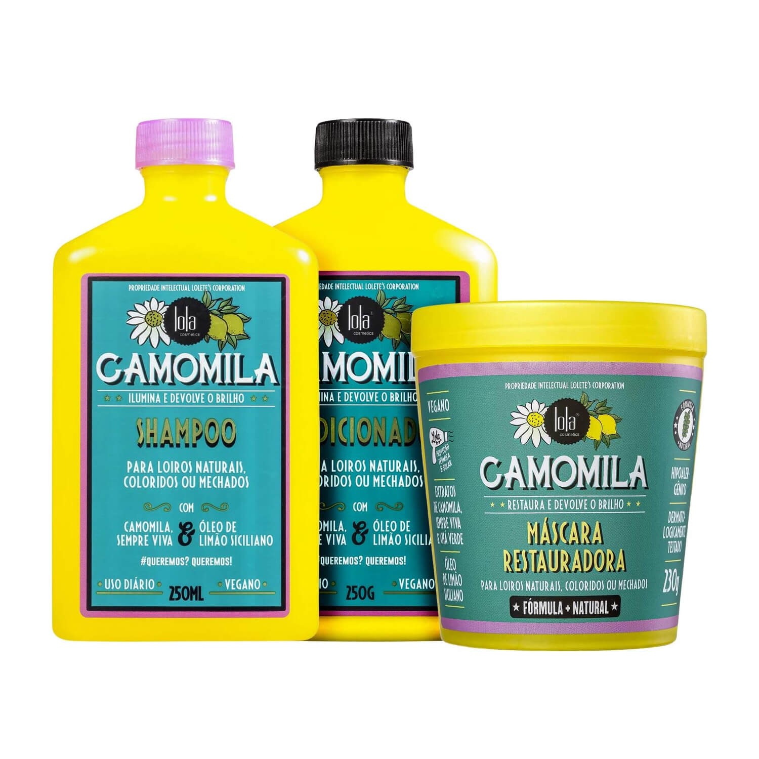 Маска для догляду за блондом Lola Cosmetics Camomila Mask