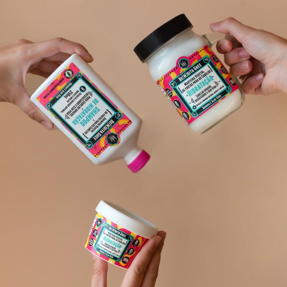 Маска для волос Lola Cosmetics Be(M) Dita Ghee Hidratacao Banana E Aloe Vera Mask
