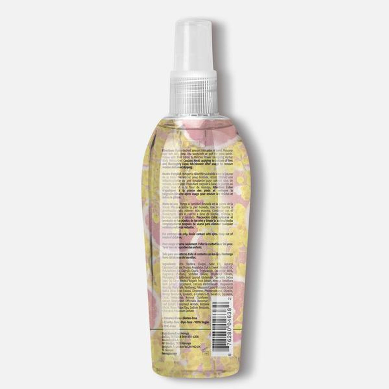 Очищувальна олія для душу рожевий лимон і мімоза Hempz Fresh Fusions Pink Citron & Mimosa Flower Energizing Herbal Body Cleansing Oil