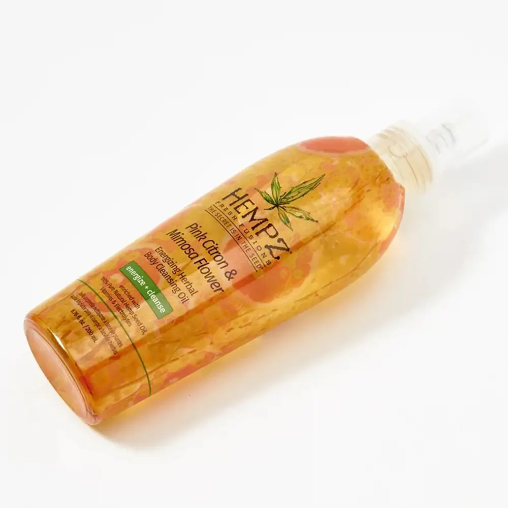 Очищувальна олія для душу рожевий лимон і мімоза Hempz Fresh Fusions Pink Citron & Mimosa Flower Energizing Herbal Body Cleansing Oil