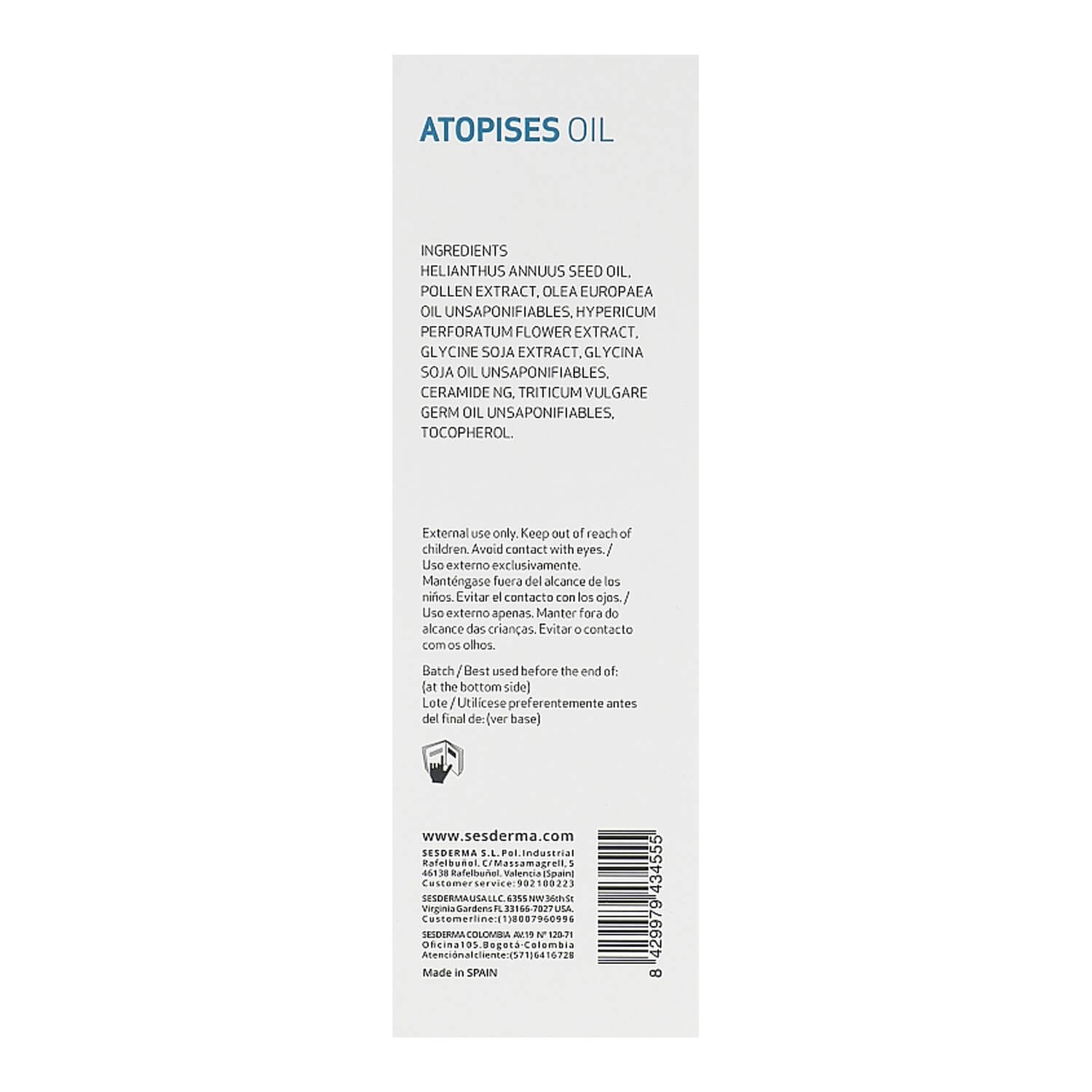 sesderma atopises oil купить