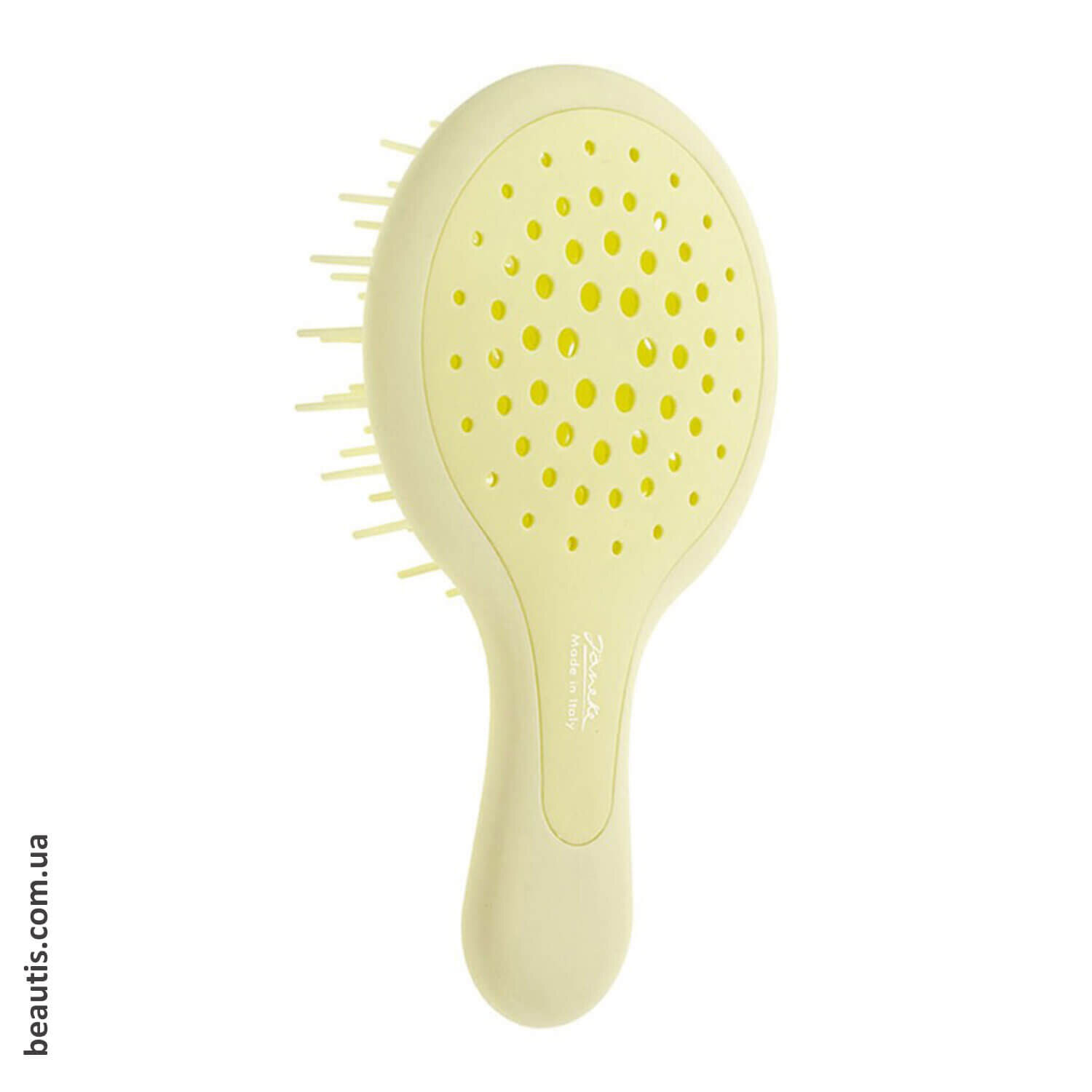 Міні гребінець ніжно жовтий Janeke MINI Superbrush Light Yellow 