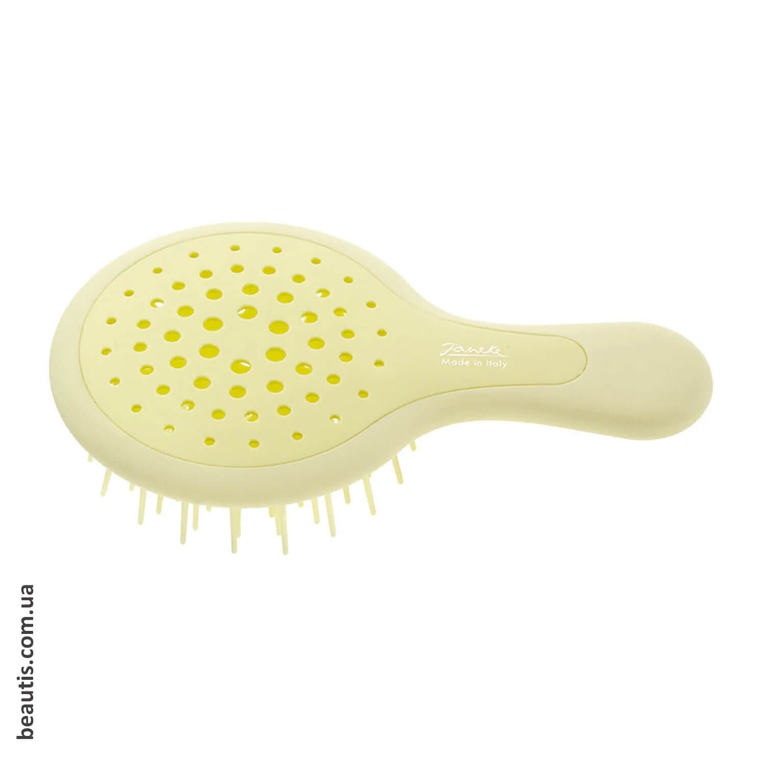 Міні гребінець ніжно жовтий Janeke MINI Superbrush Light Yellow 
