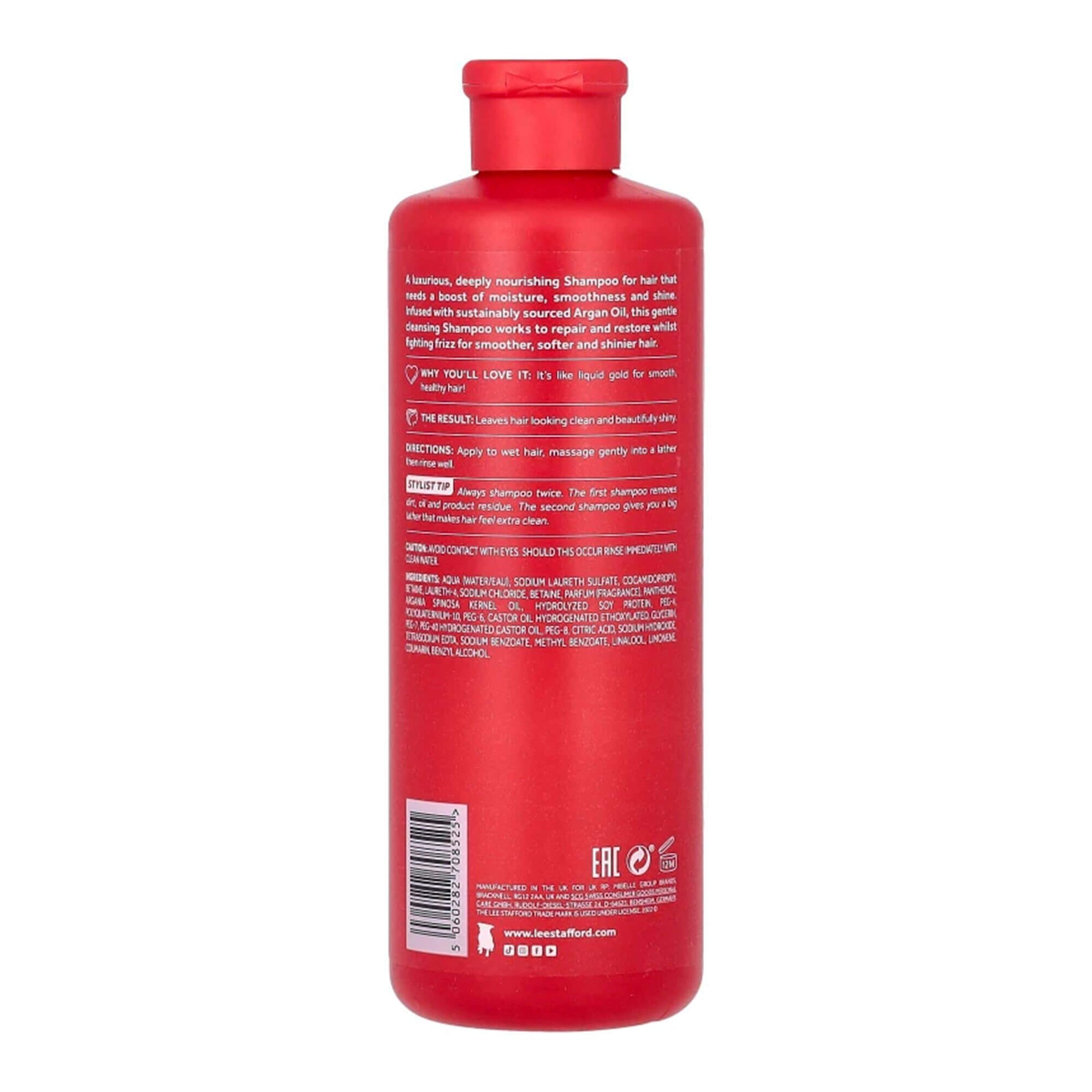 Поживний шампунь з аргановим маслом Lee Stafford Argan Oil Shampoo