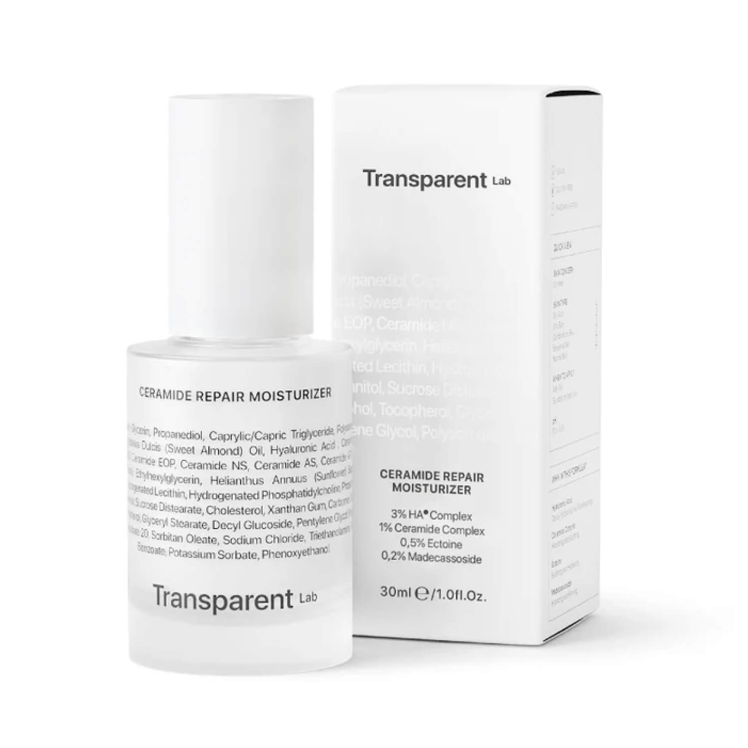 transparent lab ceramide repair moisturizer review