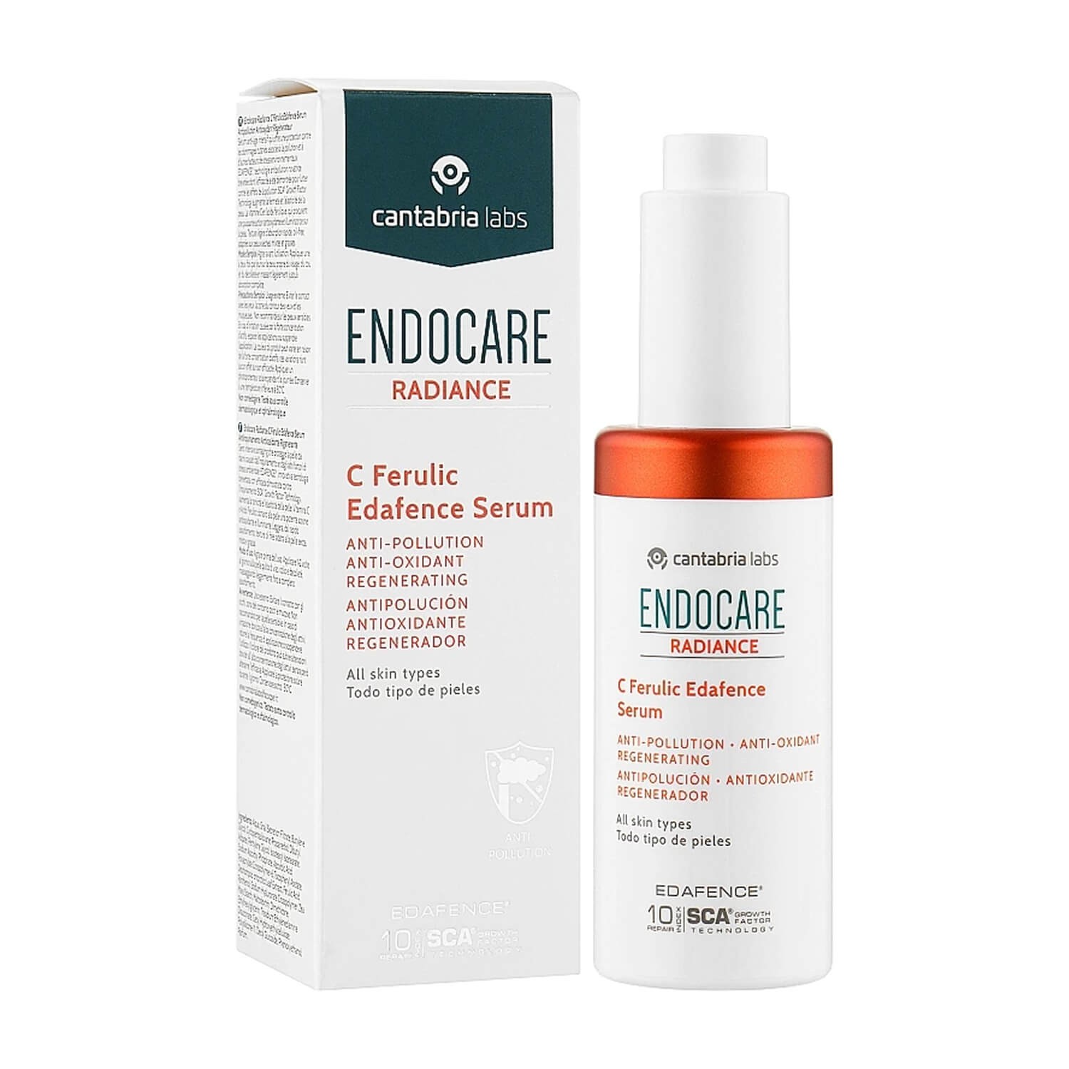 Антиоксидантна захисна сироватка, що регенерує Cantabria Labs Endocare C Pure Ferulic
