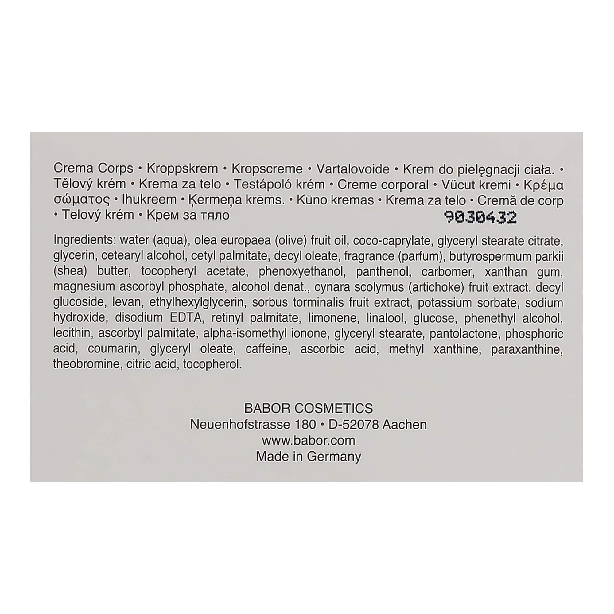 Babor Spa Shaping Vitamin ACE Body Cream киев