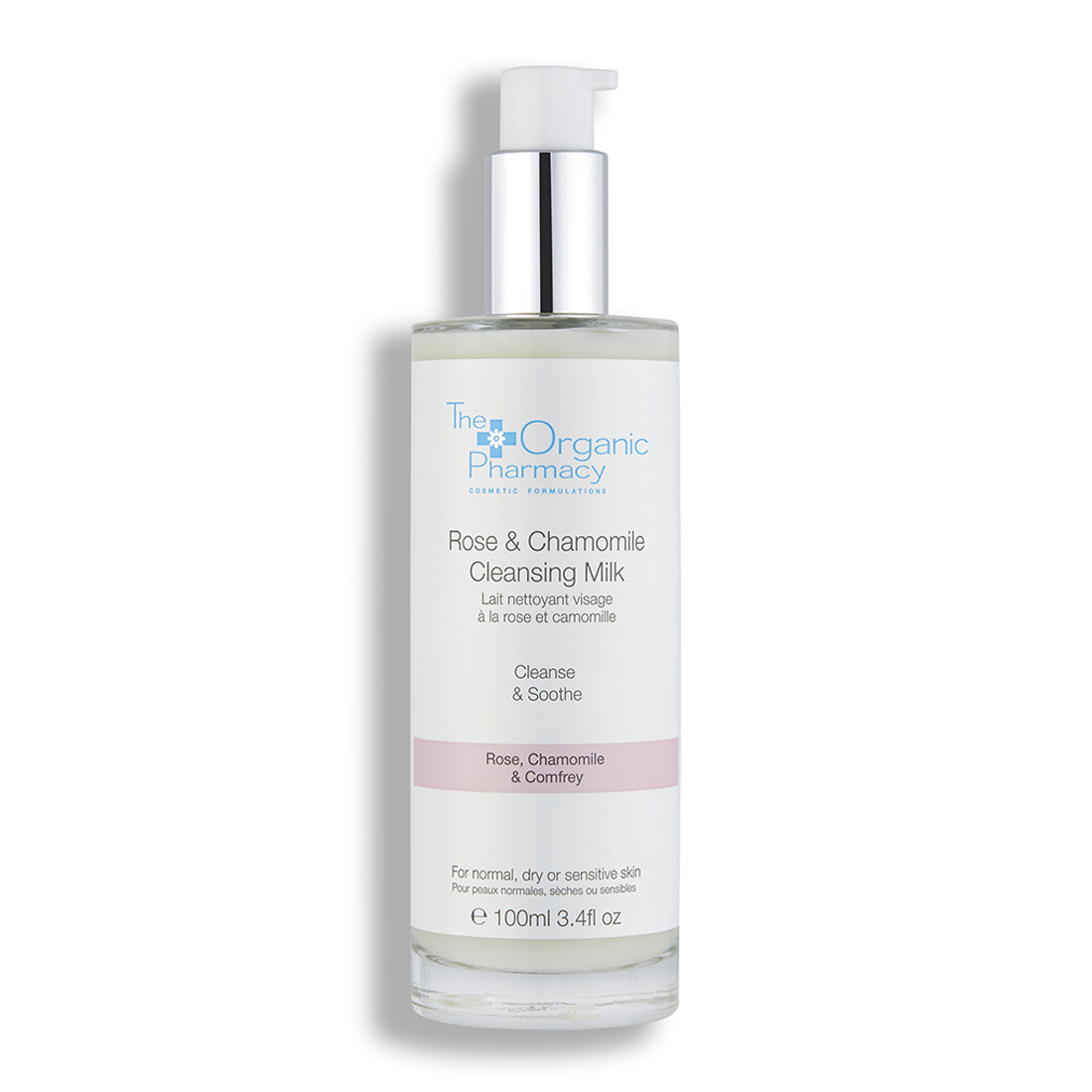 Відгуки про The Organic Pharmacy Rose and Chamomile Cleansing Milk Очищающее молочко для чувствительной кожи