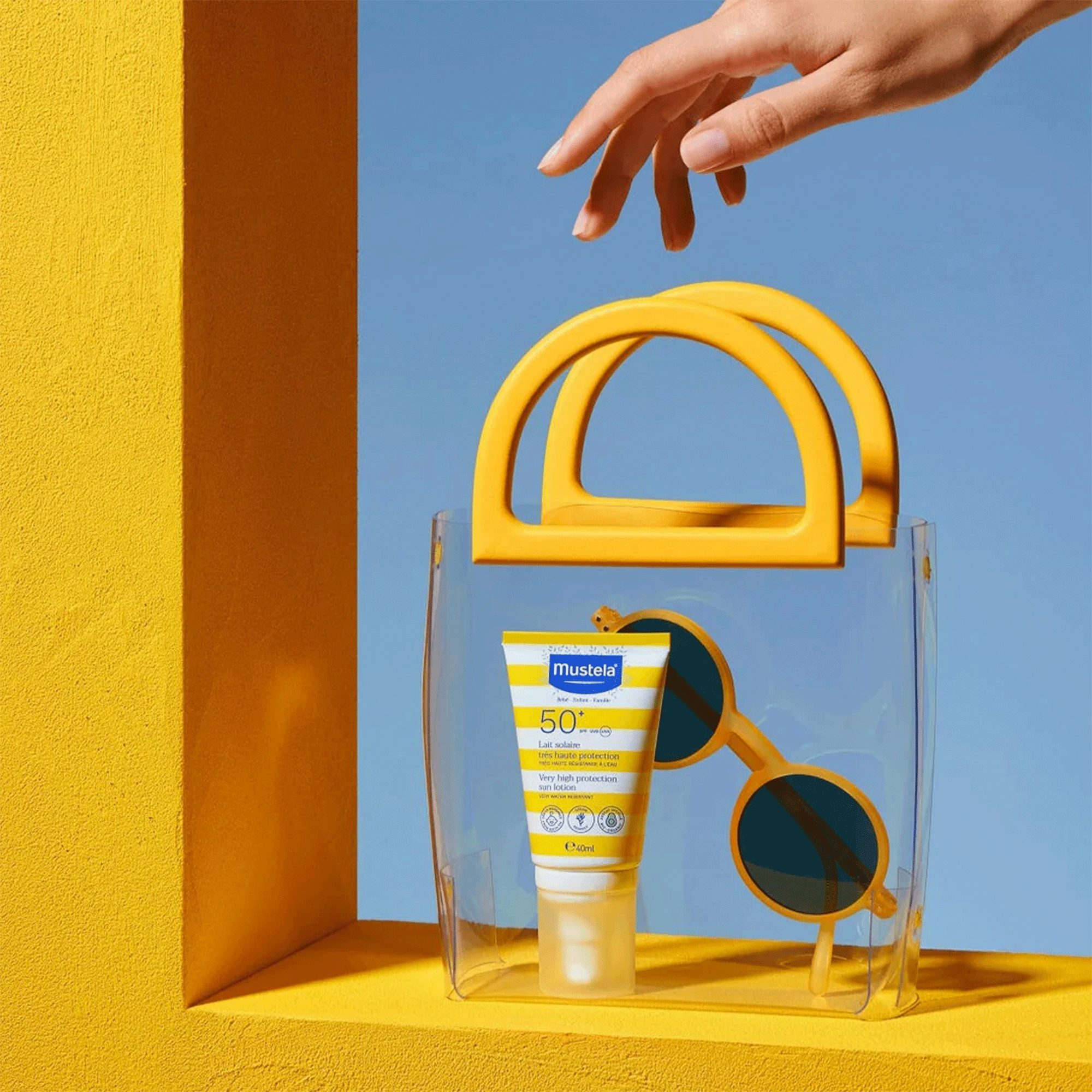 Детский солнцезащитный лосьон для лица и тела Mustela Very High Protection Sun Lotion SPF50+