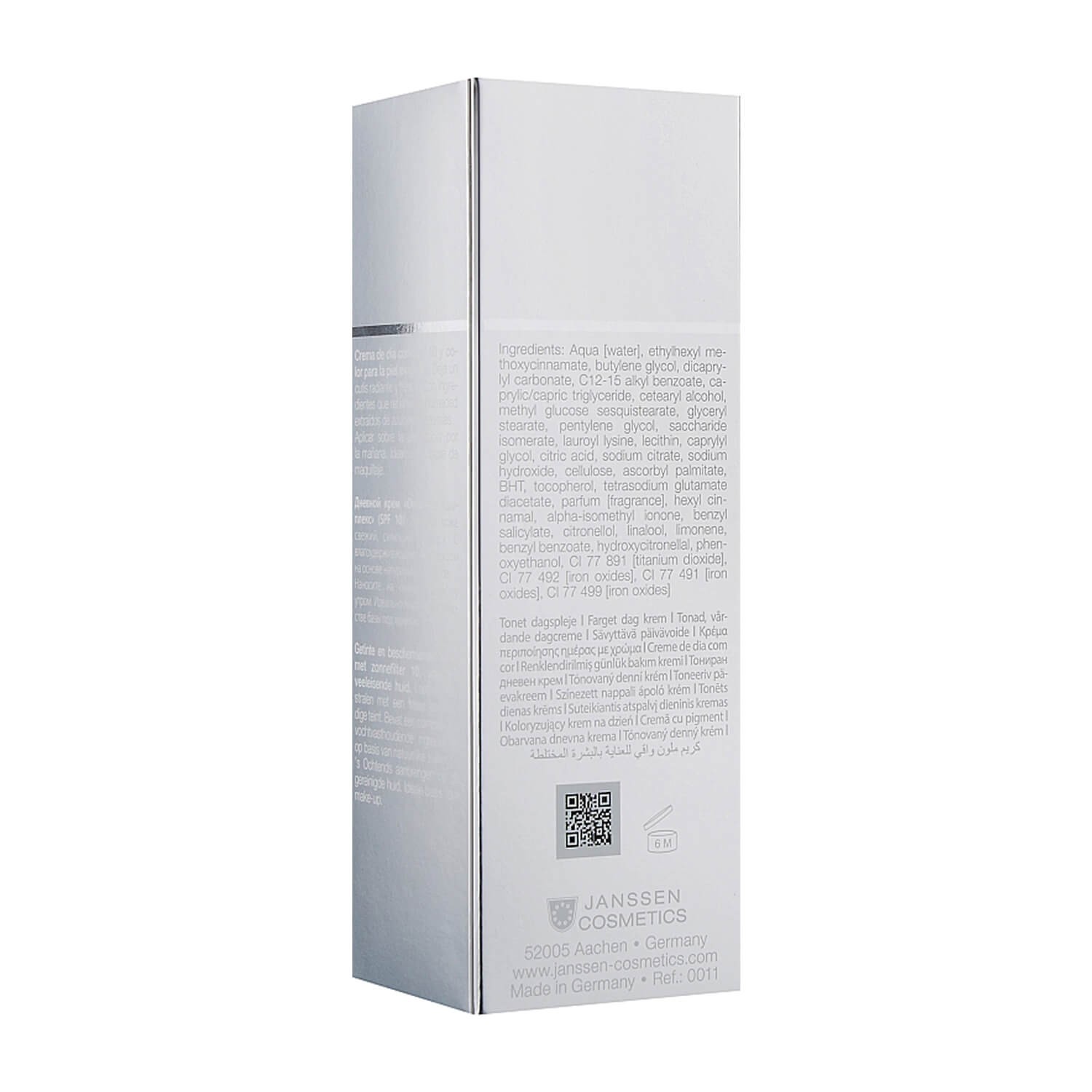 Денний комплексний тонуючий крем SPF 10 Janssen Cosmetics Optimal Tinted Cream Medium